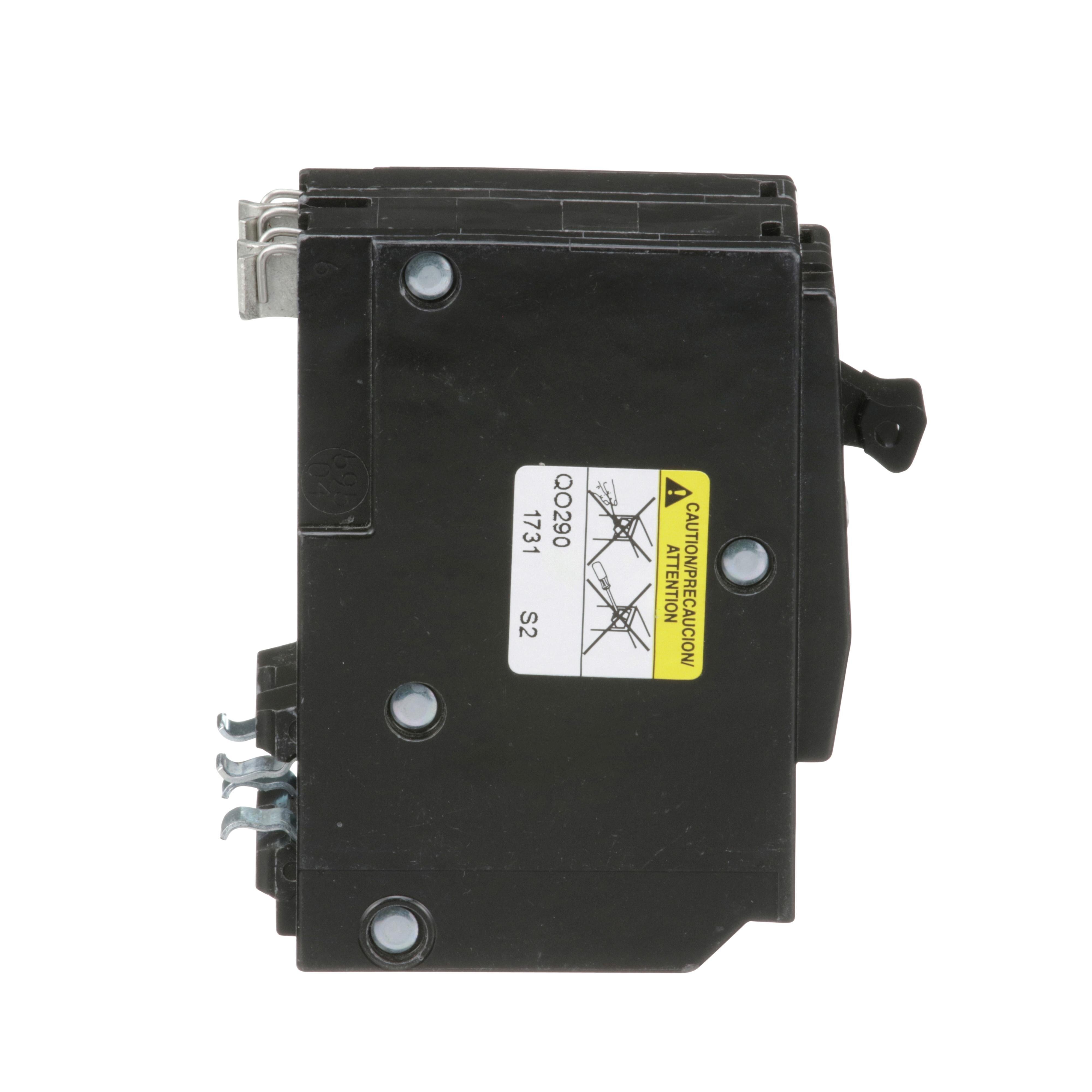 Picture of QO290 - Mini circuit breaker, QO, 90A, 2 pole, 120/240VAC, 10kA, plug in