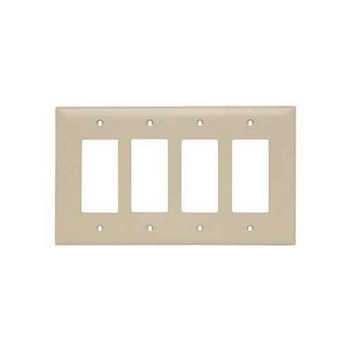 Picture of TP26 - TradeMaster® 1-Gang Nylon Wall Plate, 1 Decorator Opening, Brown