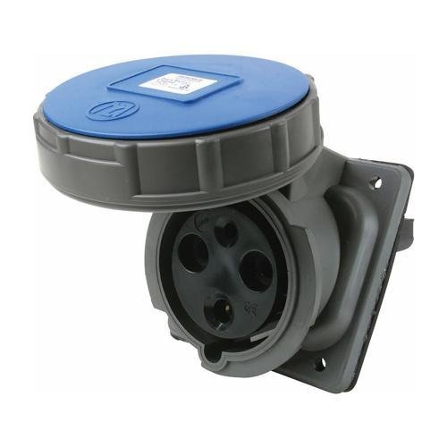 PS460R9W - Pin & Sleeve Watertight 60A 3ø 250V Receptacle