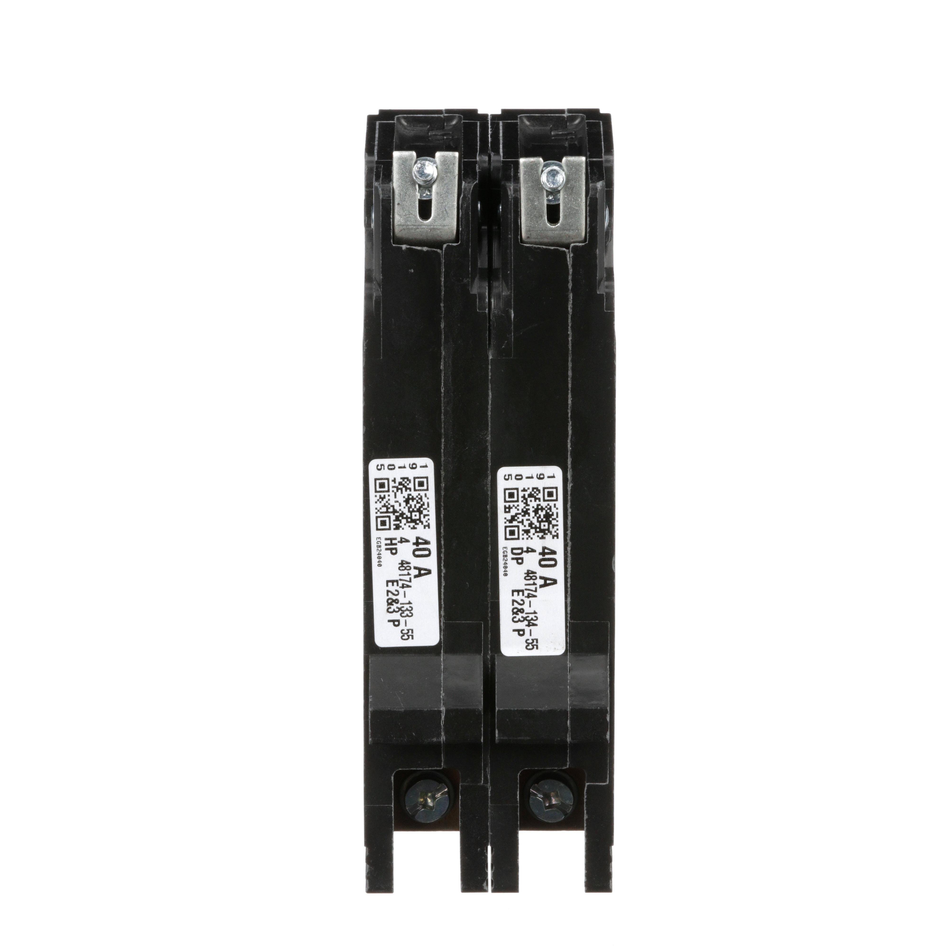 Picture of EJB24040 - Mini circuit breaker, E-Frame, 40A, 2 pole, 480Y/277VAC, 100kA max, bolt on [TAA]