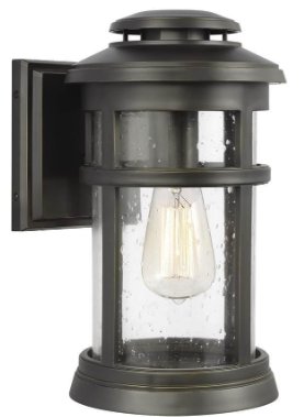 OL14301ANBZ - Newport- Outdoor Wall Lantern in Traditional Style, Antique Bronze