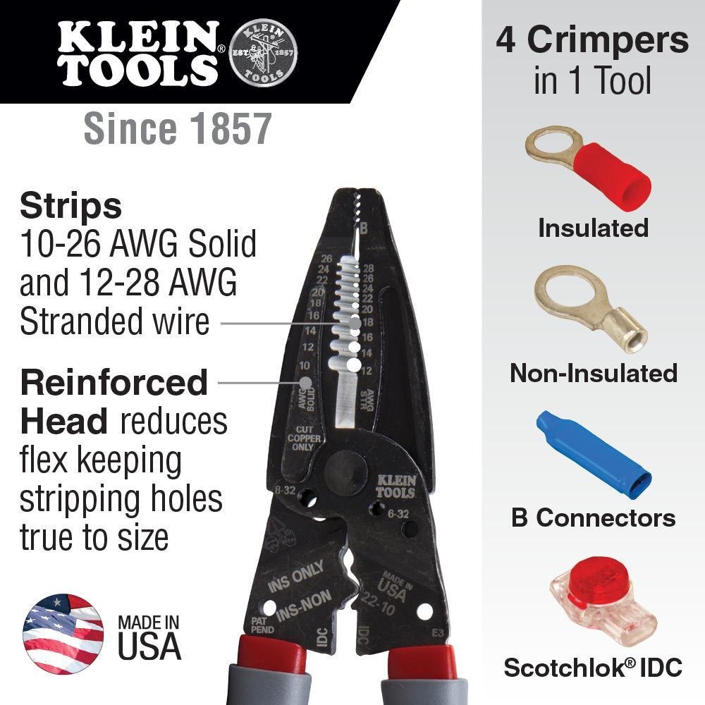 Picture of 1019 - Klein-Kurve® Wire Stripper / Crimper / Cutter Multi Tool
