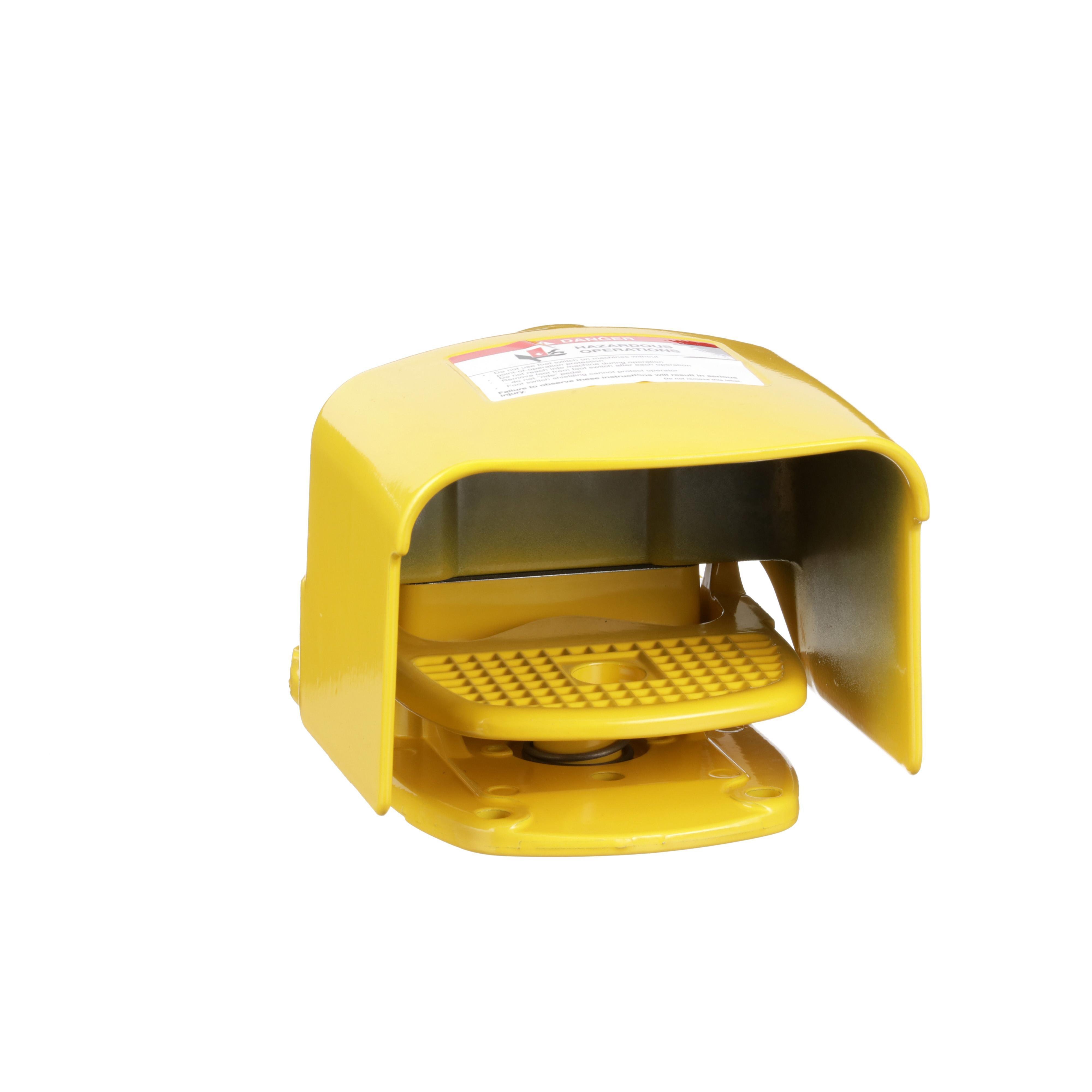 Picture of 9002AW12 - Foot Switch, Harmony 9002AW, industrial, pedal and side shields, SPST contact, maintained contact, NEMA 2, 4, 13, 3A at 230V AC