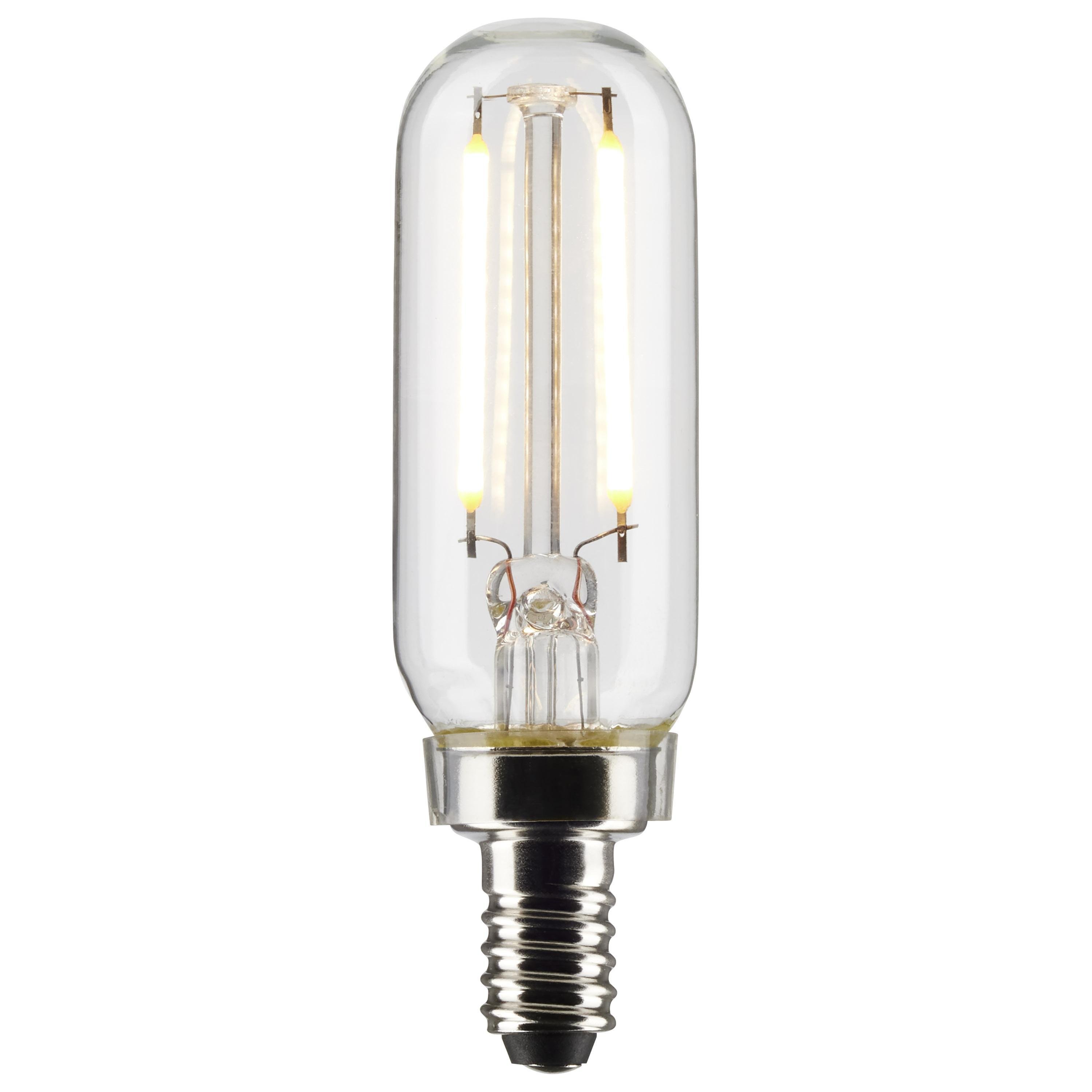 S21340 - 2.8 Watt T6 LED - Clear - Candelabra base - 90 CRI - 2700K - 120 Volt