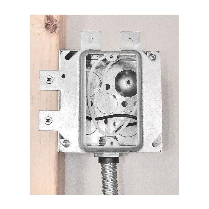 Picture of SLR-158 - Four Square Raised 1-Gang Prefab Box Mount Ring, 5/8" Drywall, 25 Pak