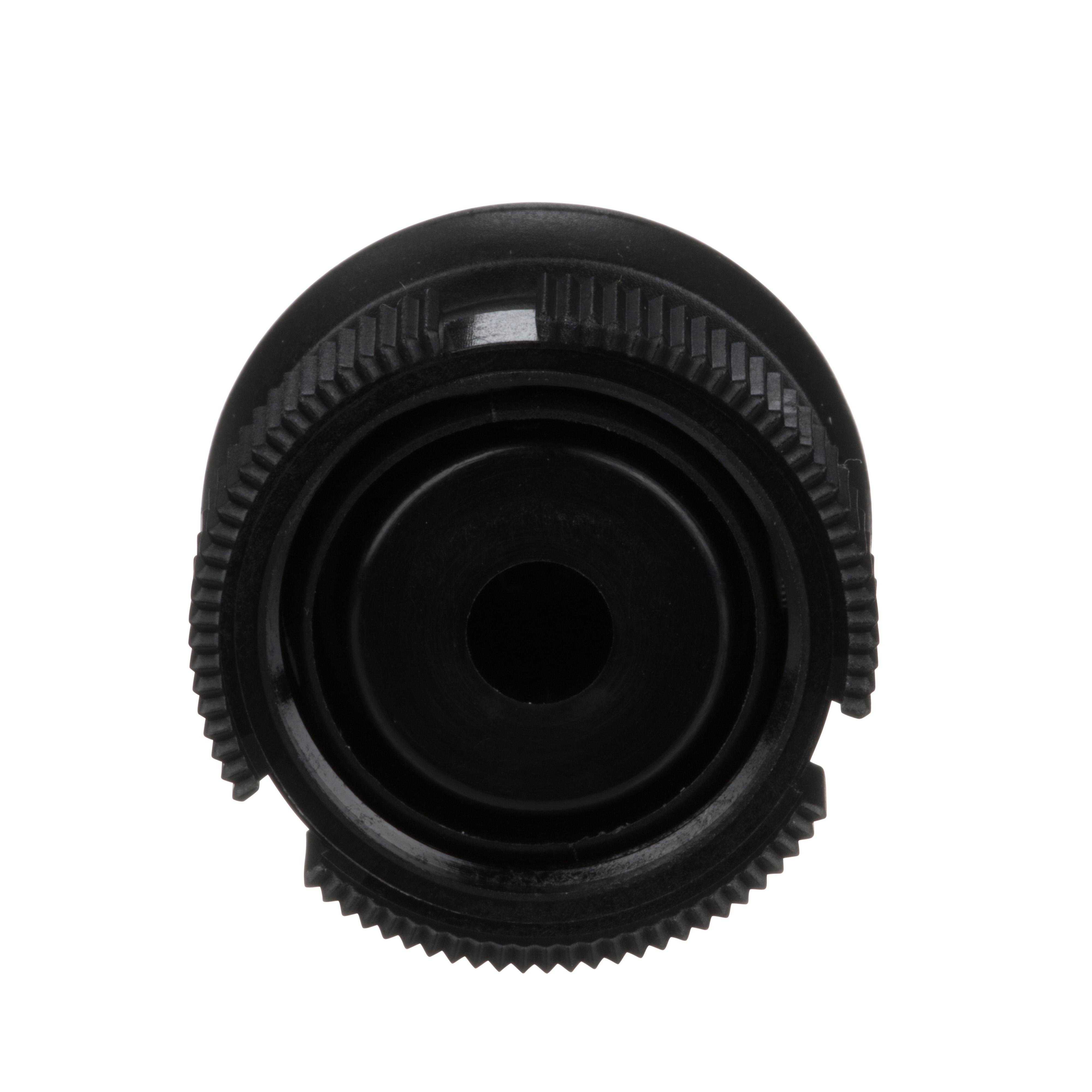 Picture of XACA9412 - Harmony, round head for push button, spring return, black, booted