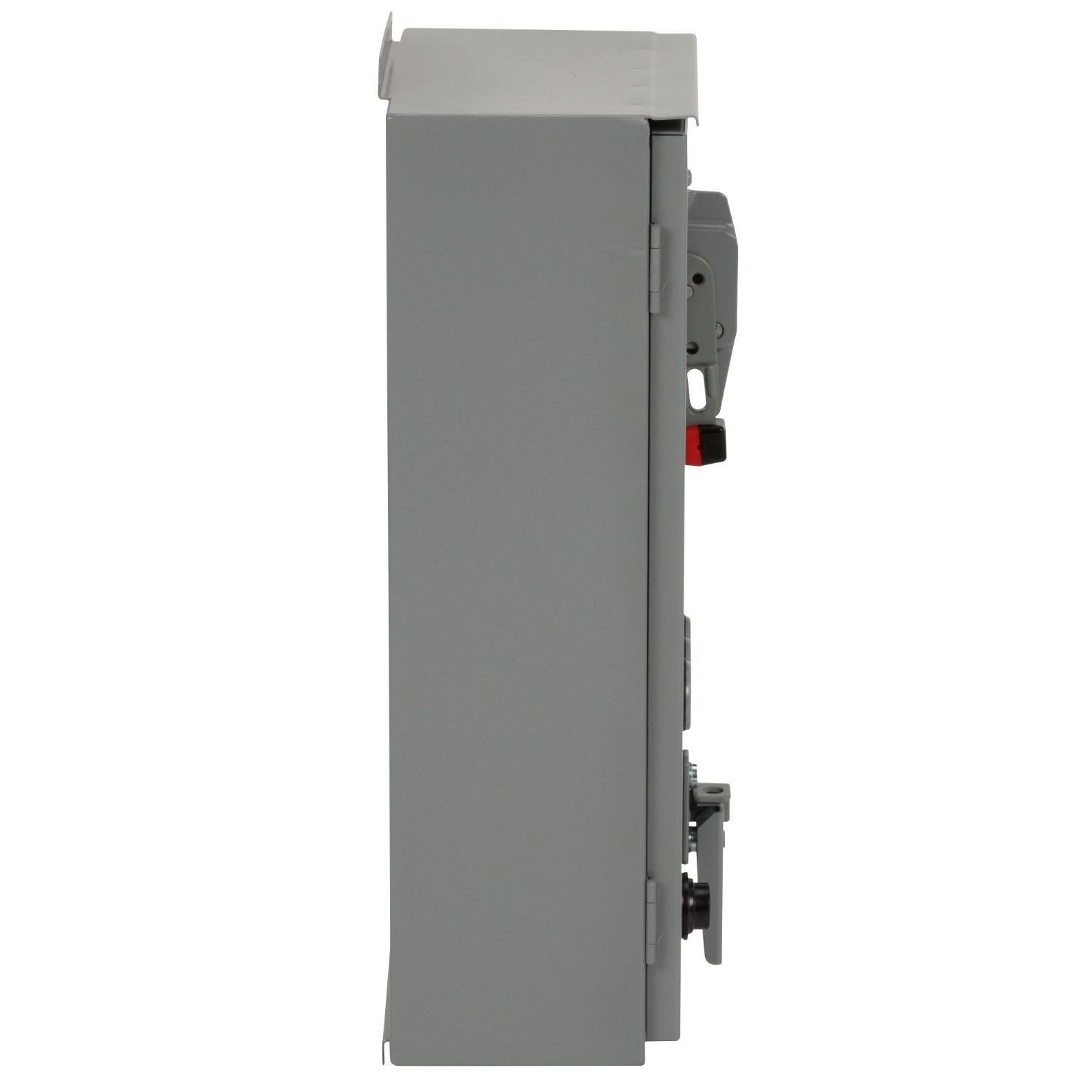 Picture of 8538SBA23V02S - NEMA combination starter, Type S, 30A fusible disconnect, Size 0, 18A, 5HP at 600VAC, 3 phase, 3 pole, 120VAC coil, NEMA 12 [TAA]