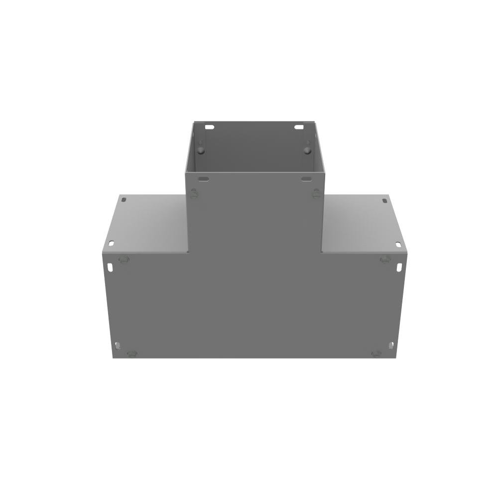 Picture of 66GT - Wireway Tee Type 1 6x6 Screw Cover ANSI 61 Gray Steel