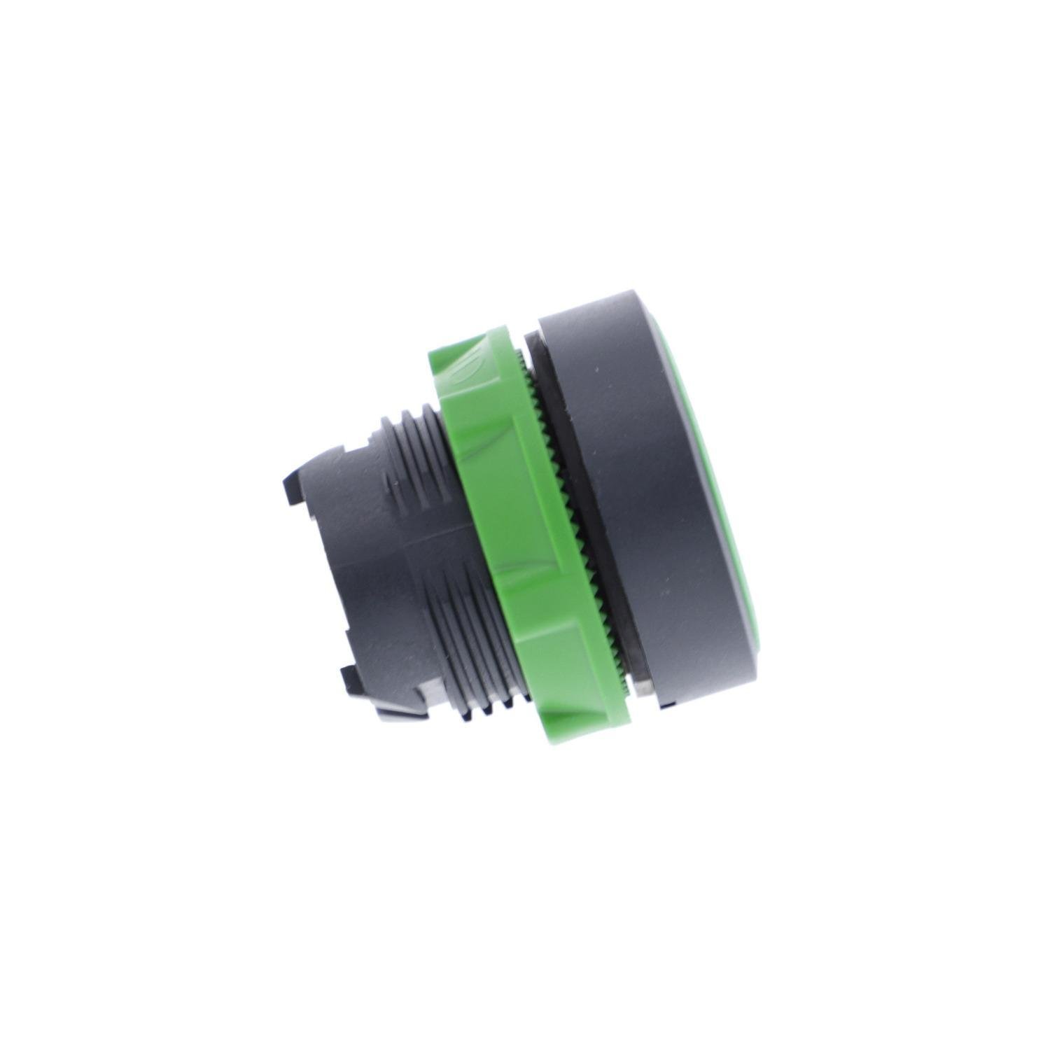 Picture of ZB5AA3 - Head for non illuminated push button, Harmony XB5, plastic, flush, green, 22mm, spring return, unmarked