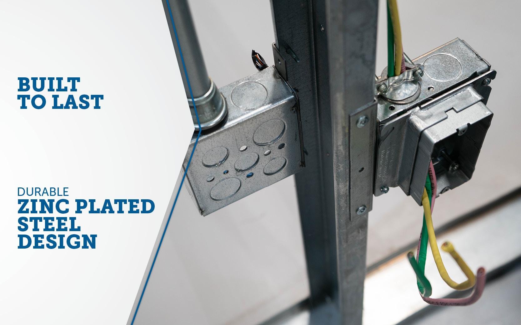 Picture of AMR1 - AMR1 - Four Sq. 1-Gang Adj. Depth Device Ring 3/Four to 1-1/2" Raised, 25 Pak