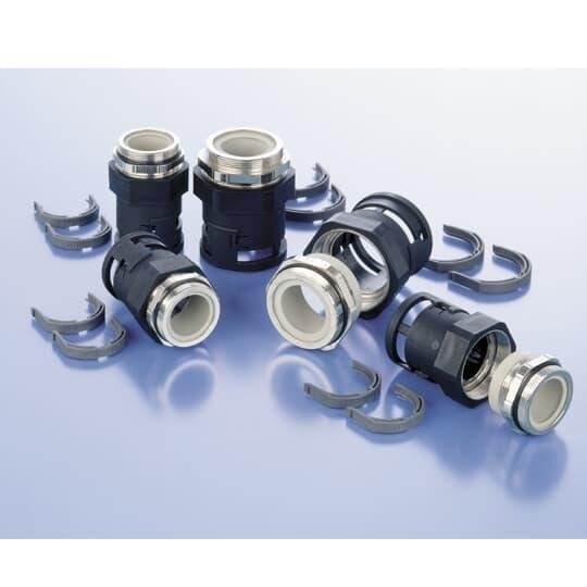 Picture of BLN-M32 - LOCKNUT DIVISIBLE PA6 M32 BLK