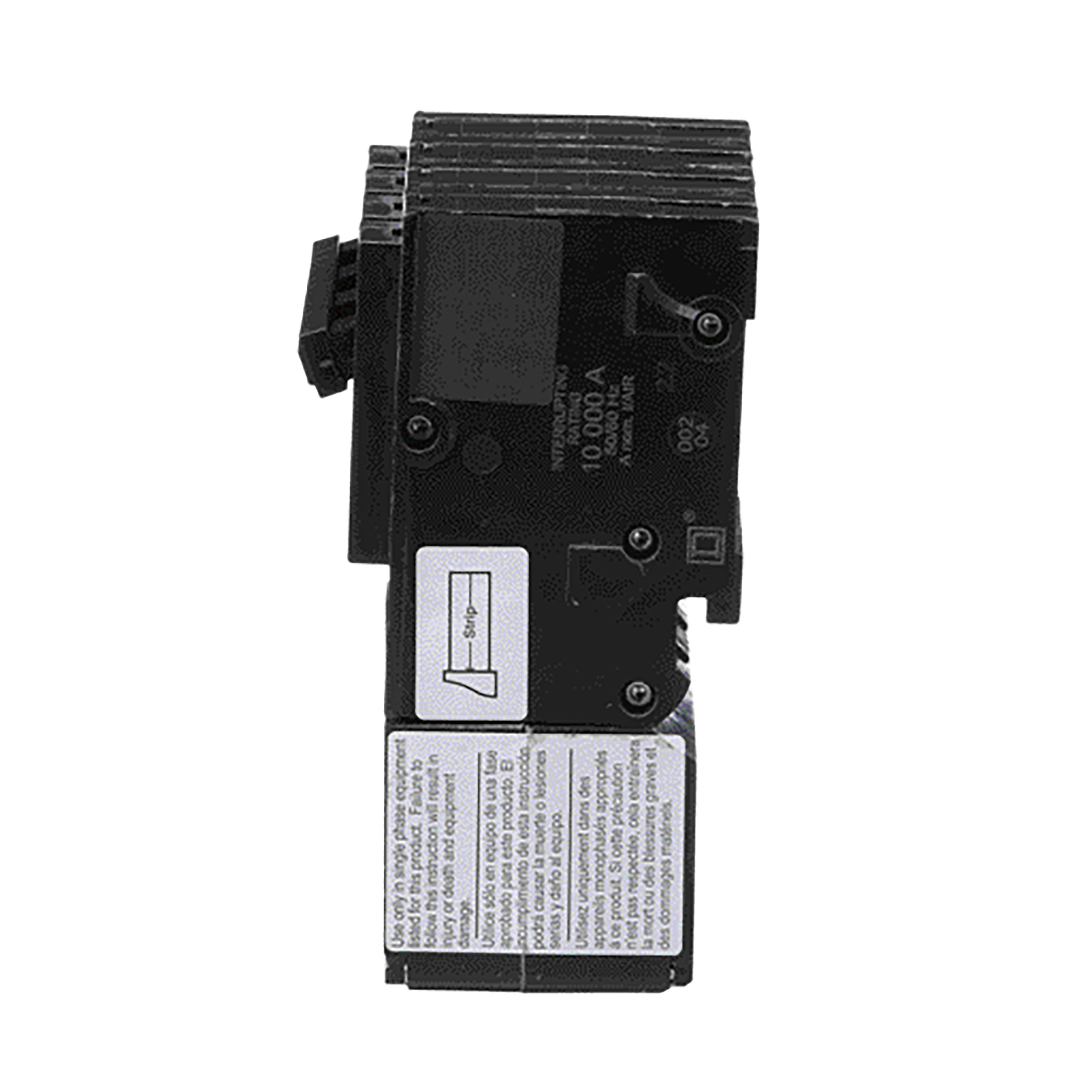 Picture of HOM2150BB - Mini branch circuit breaker, Homeline, 150A, 4 pole, 120/240VAC, 10kA AIR, standard type, plug in, UL