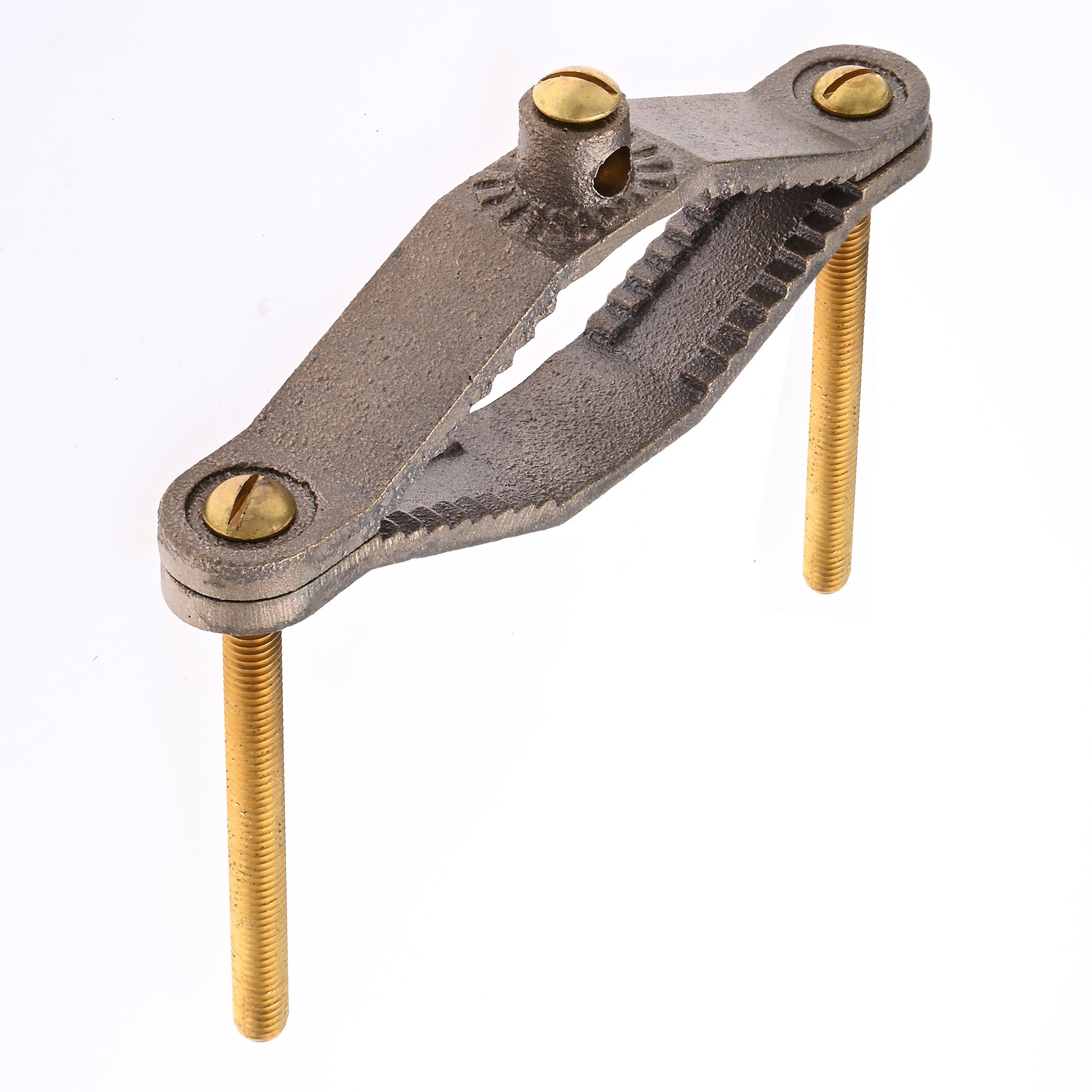 G-4-S-BS - Direct Burial Bronze Ground Clamp, 2-1/2″ to 4″ Pipe, Rebar, Rods