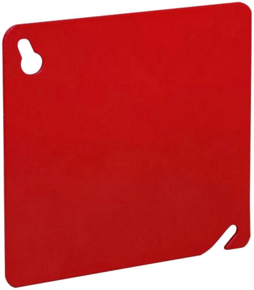 FA-4BC - 4" Square Blank Fire Alarm Cover, Red, Steel