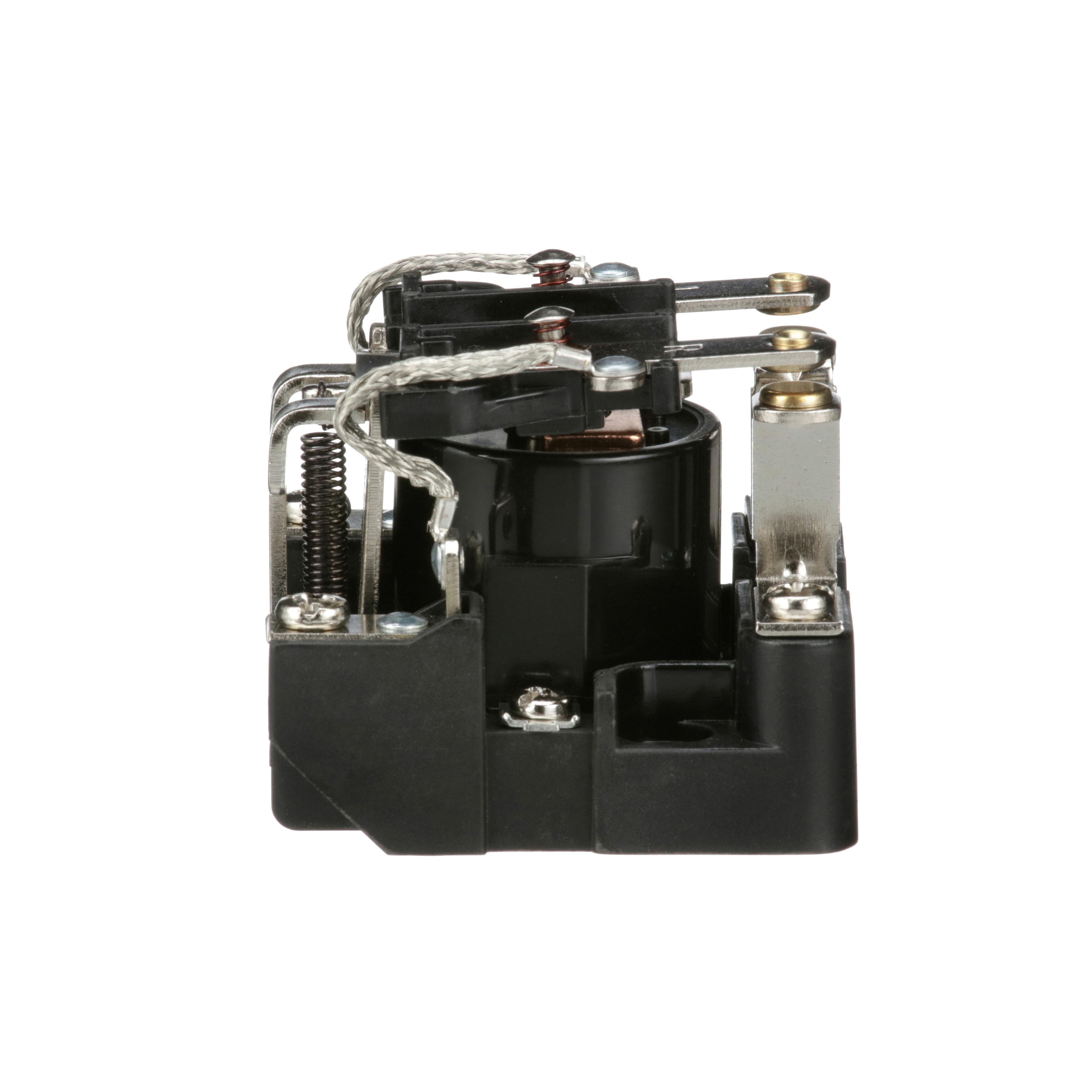 Picture of 8501CO7V20 - Power Relay, Type C, 2 HP, 30A resistive at 300 VAC, DPST, 2 normally open contacts, 120 VAC coil
