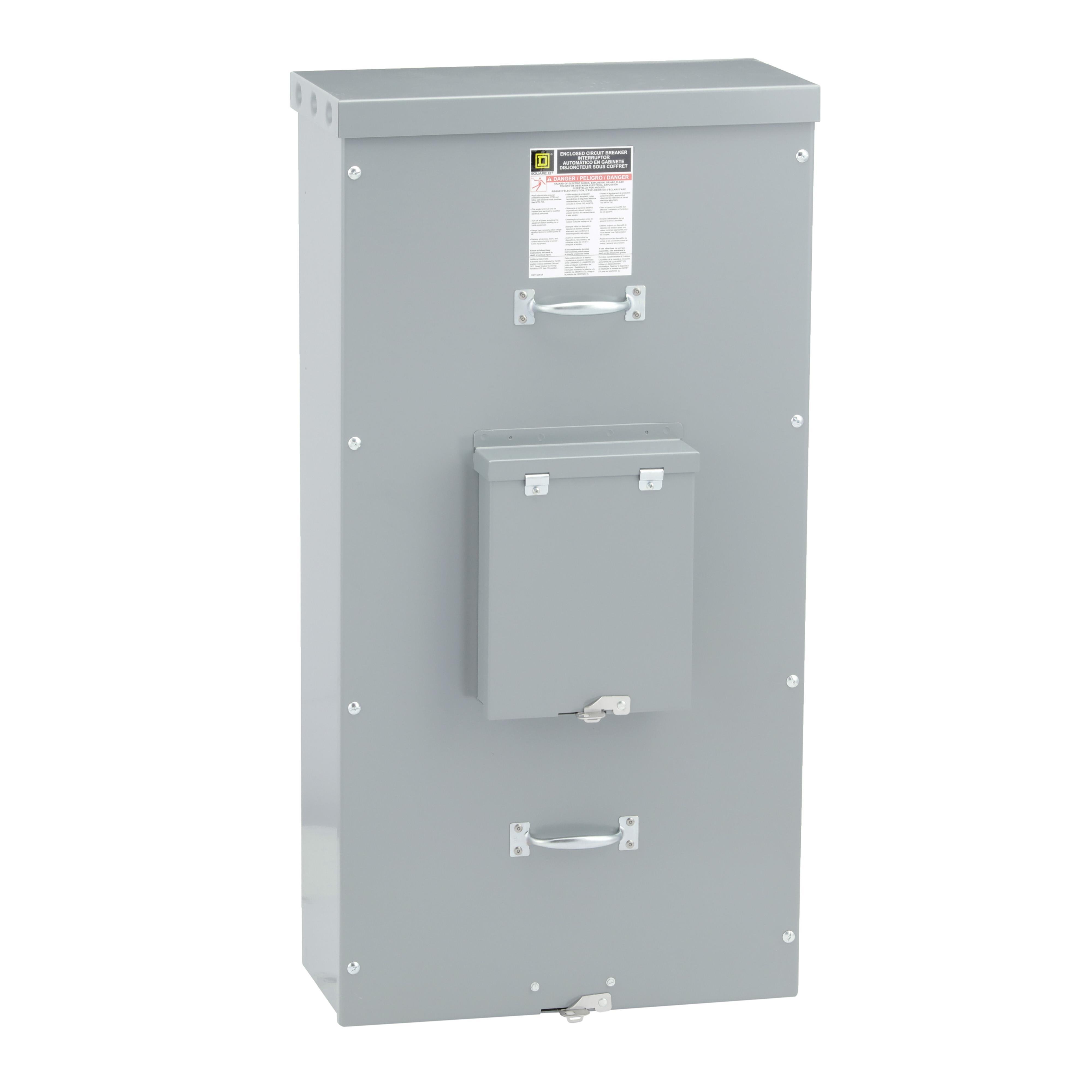 Picture of M800R - Circuit breaker enclosure, PowerPacT M/P, 300A to 800A, 2 and 3 pole, NEMA 3R, steel
