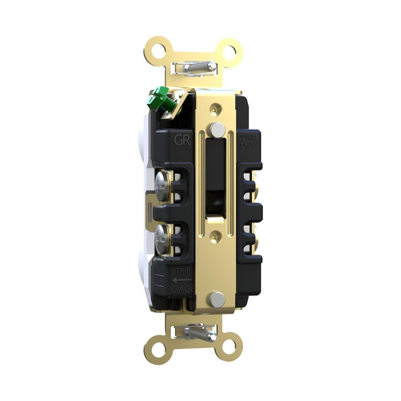 PS5362-W - 20A 125V Heavy Duty Spec-Grade Duplex Receptacle, Back and Side Wire, White