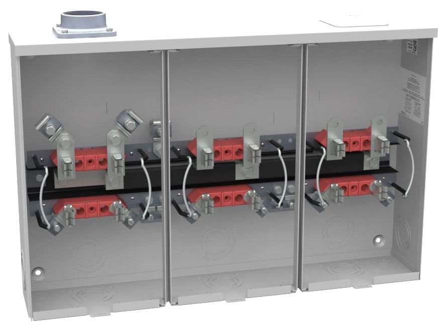 U7363-DL - 4 Terminal Ringless 2 In Hub 3 Position