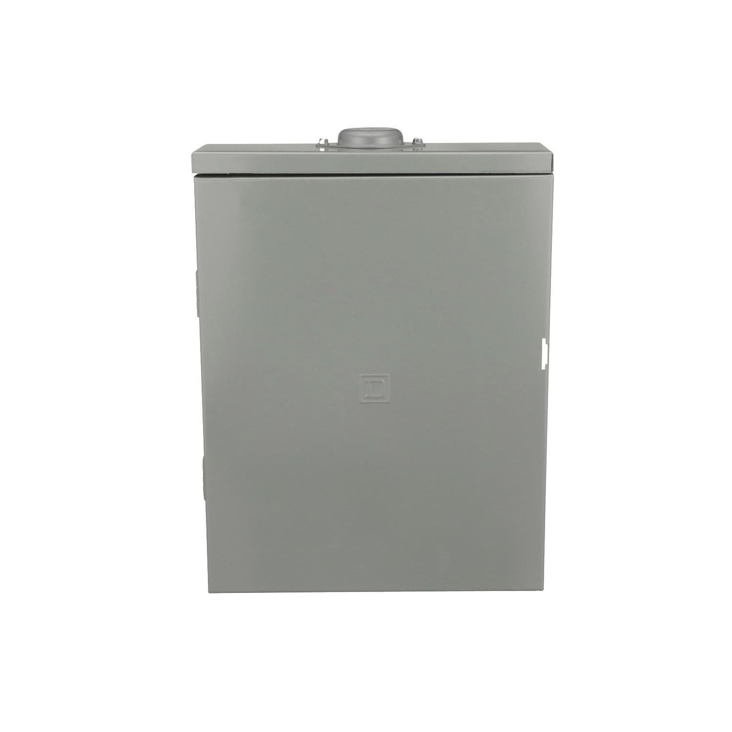 QO1612M125FTRB - Load center, QO, 1 phase, 6 spaces, 12 circuits, 125A convertible main breaker, NEMA3R, feedthru lugs