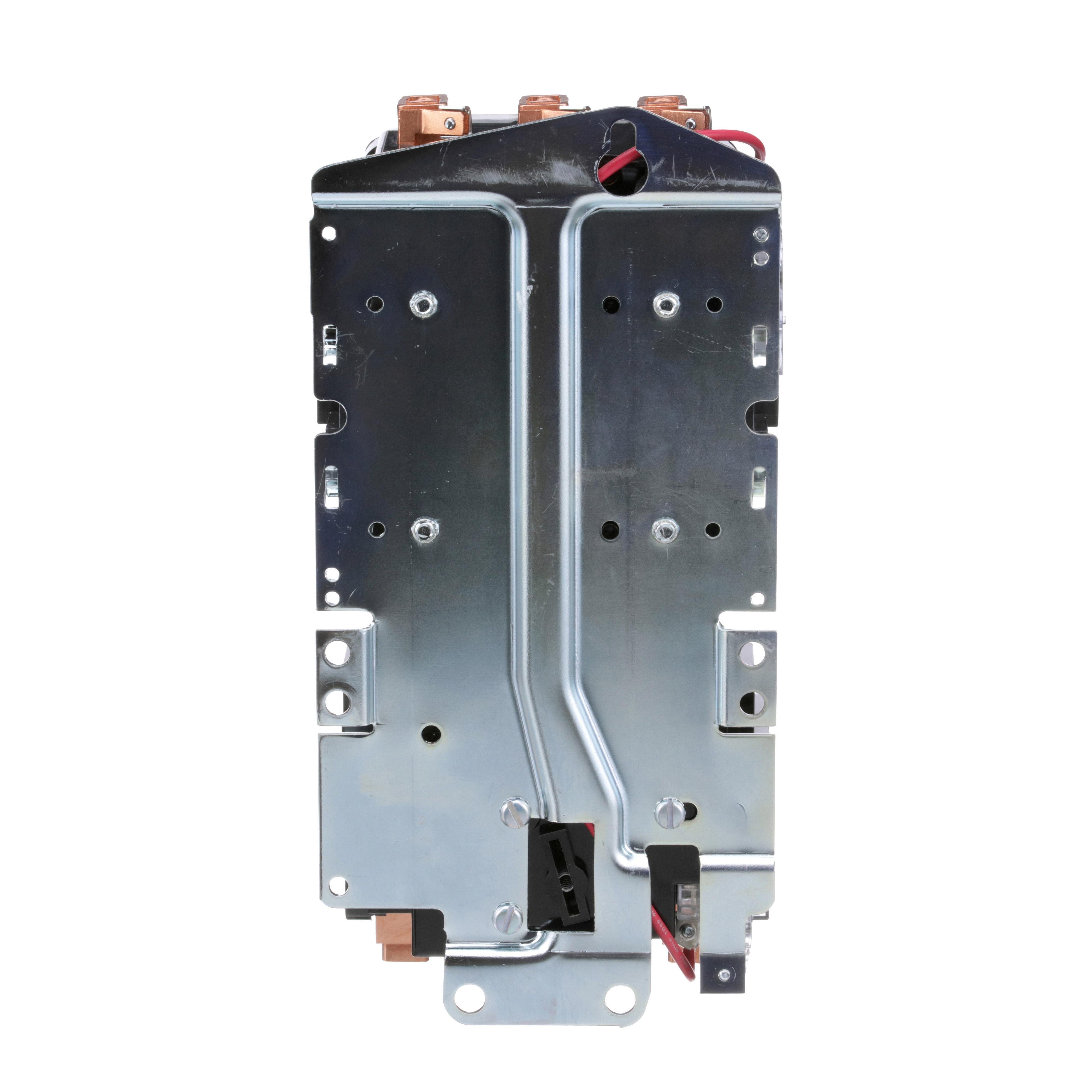 Picture of 8536SEO1V02S - NEMA motor starter, Type S, nonreversing, Size 3, 90A, 50HP at 460VAC, 5kA SCCR, 3 phase, 3 pole, melting alloy, 120VAC coil, open