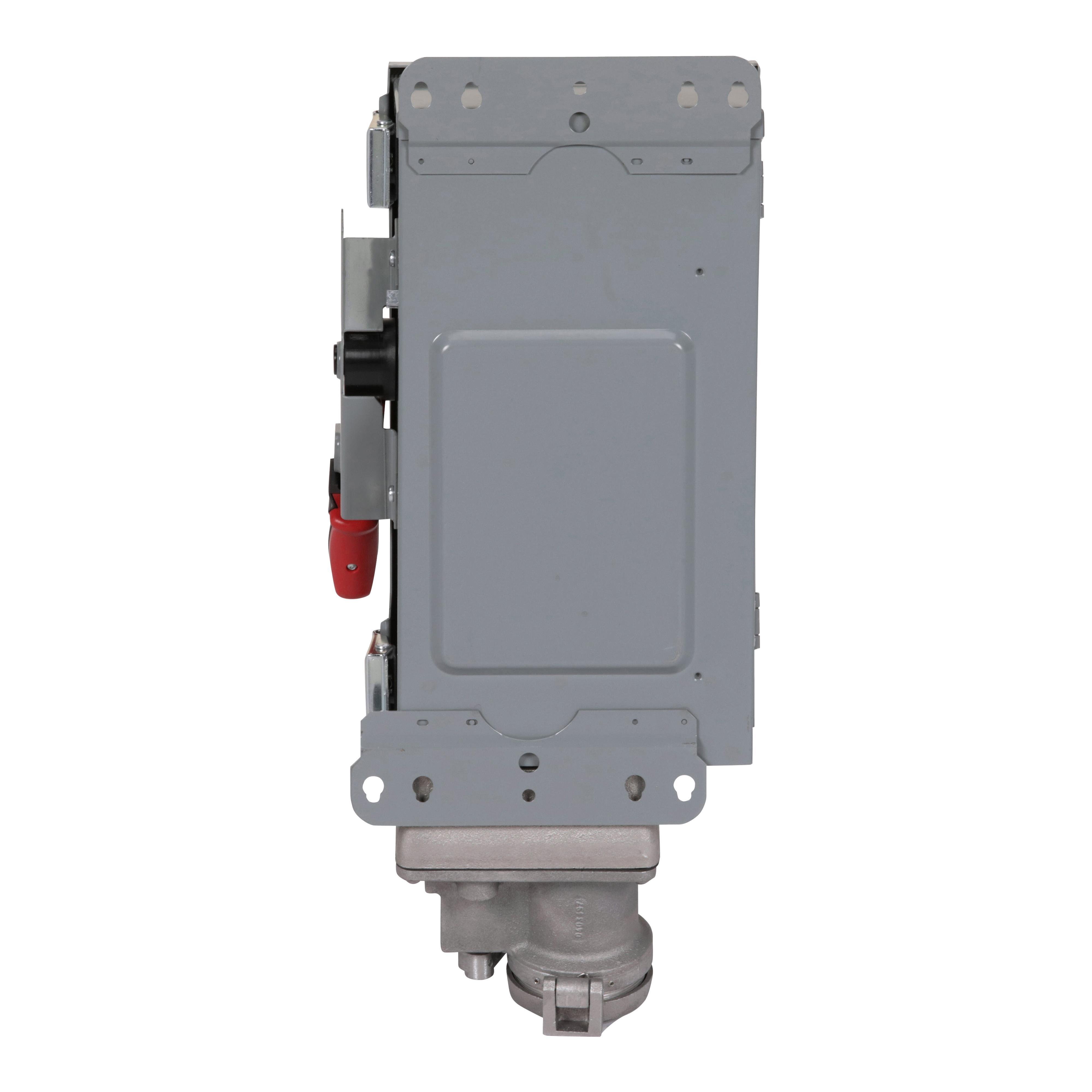 Picture of H362AWC - Safety switch, heavy duty, fusible, 60A, 600VAC/DC, 3 poles, 50HP, NEMA 12K, Crouse-Hinds Arktite