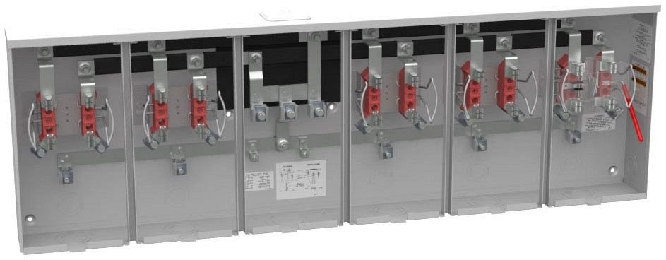 U3765-XL - 4 Terminal Ring Type Small Closing Plate Lever Bypass 5 Position
