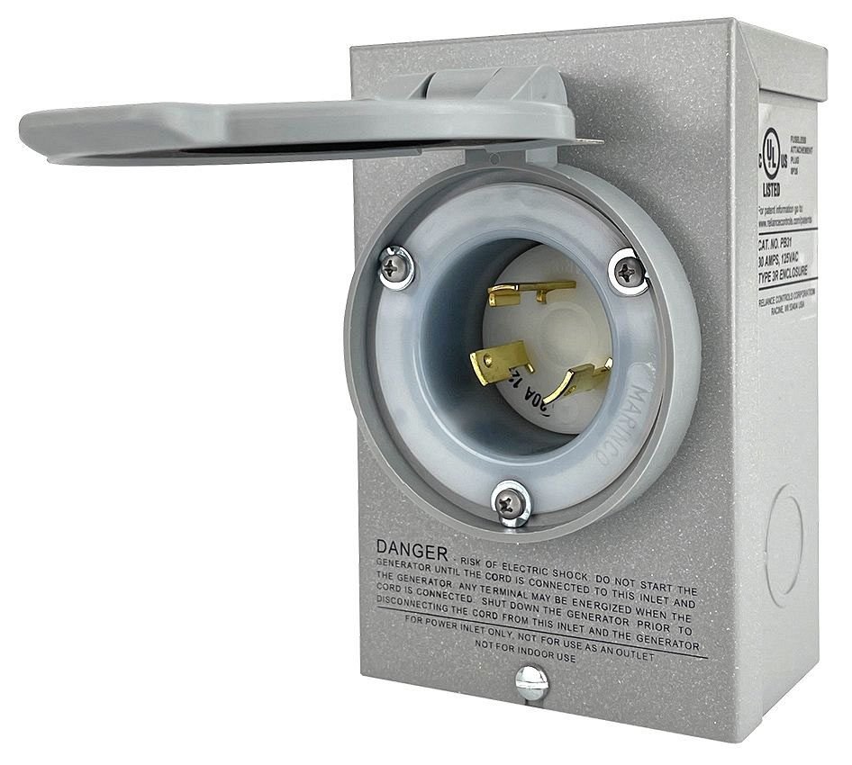 PB31 - 3 Prong 30 Amp Power Inlet Box