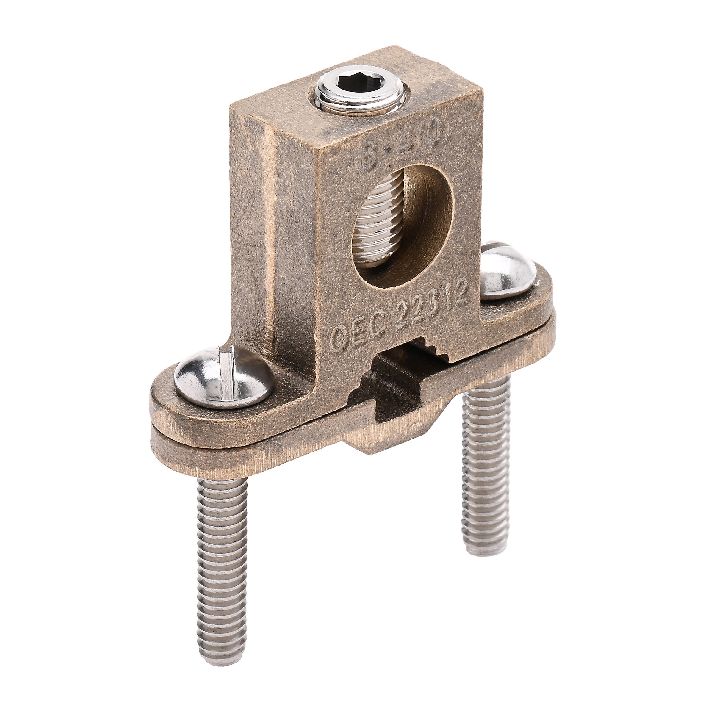 G-140DB - Extra Heavy Duty Direct Burial Ground Clamp, 1″ Pipe, Rebar