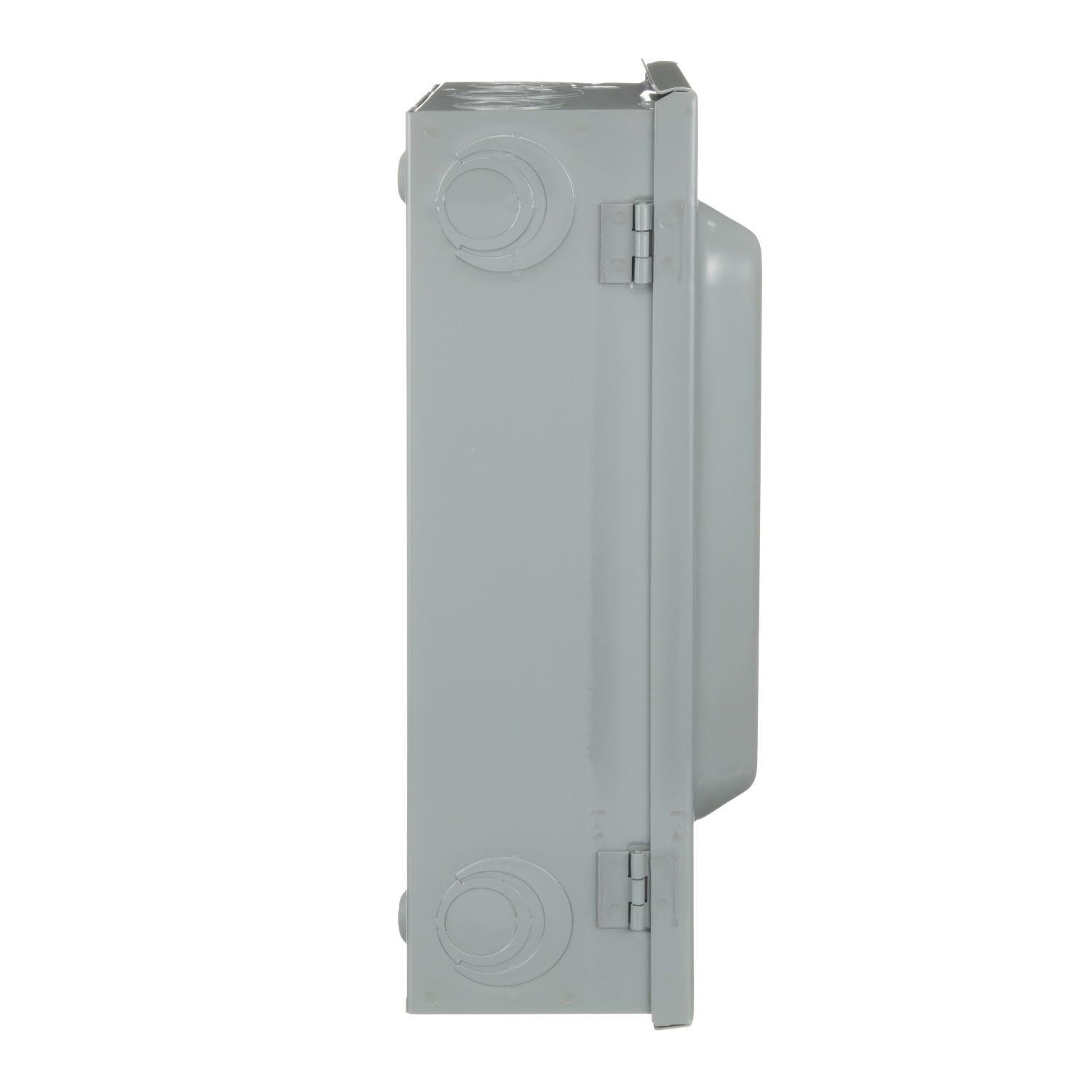 Picture of D323N - Safety switch, general duty, fusible, 100A, 3 pole, 30hp, 240VAC, NEMA 1, neutral factory installed