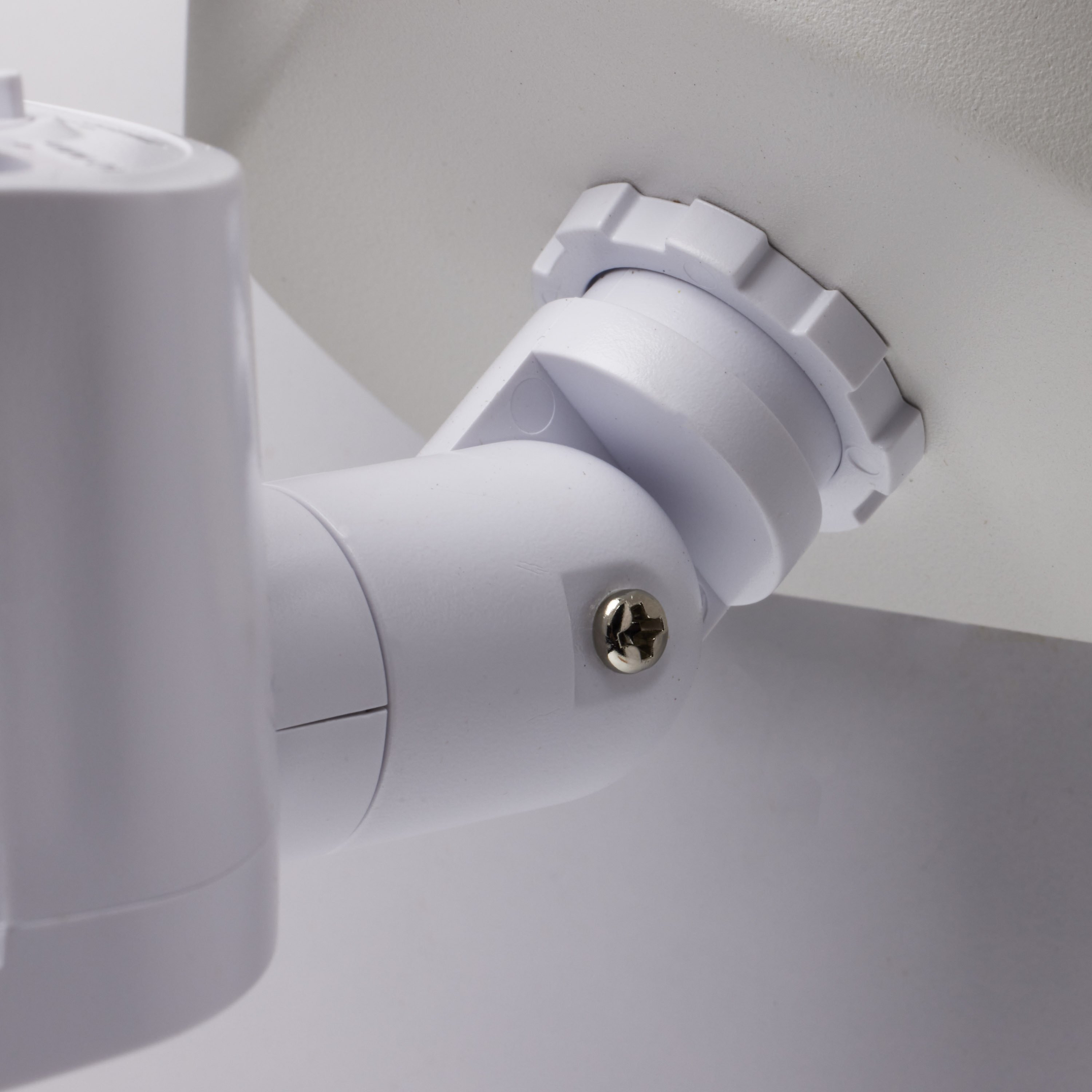 Picture of 65-211 - LED Security Light - Dual Head - White Finish - 3000K - with Motion Sensor - 120V