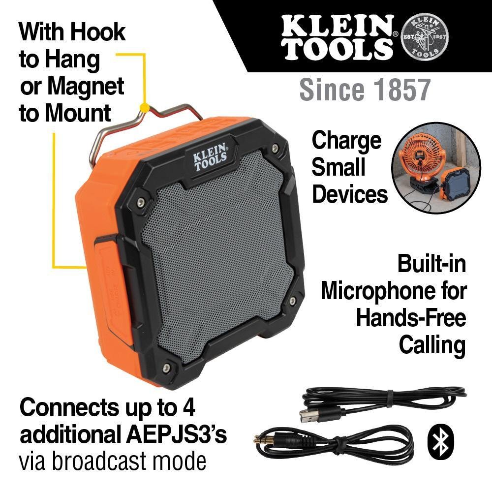 Picture of AEPJS3 - Bluetooth® Jobsite Speaker with Magnet and Hook