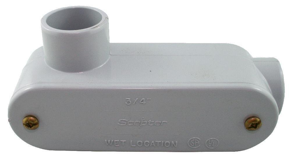 PVCLL075 - SLL20S 3/4" PVC TYPE LL ACCESS FITTING SCEPTER