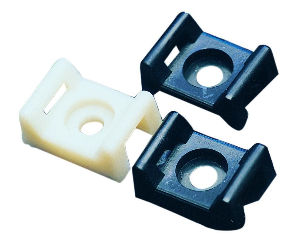 IT2SMB-C - Screw Mounting Base, Natural, 1/4" Screw, 100/Bag