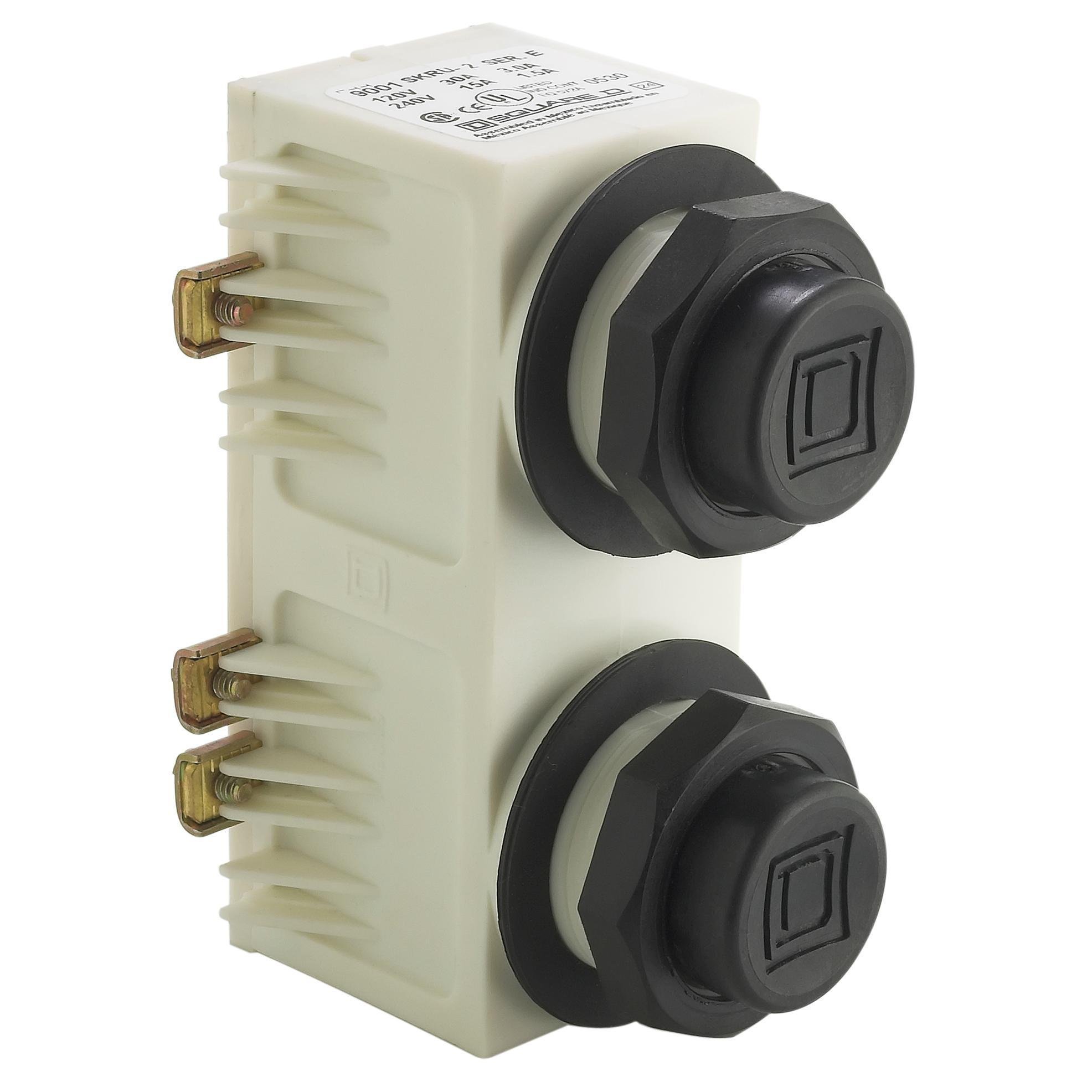 9001SKRU5 - Push button, Harmony 9001SK, 5 speed, momentary interlocked, plastic, 600V AC, 10A, 30mm