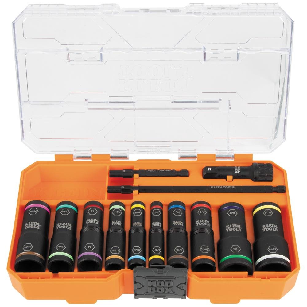 Picture of 65239 - KNECT™ Flip-20 Impact Socket Set, SAE and Metric, 13-Piece