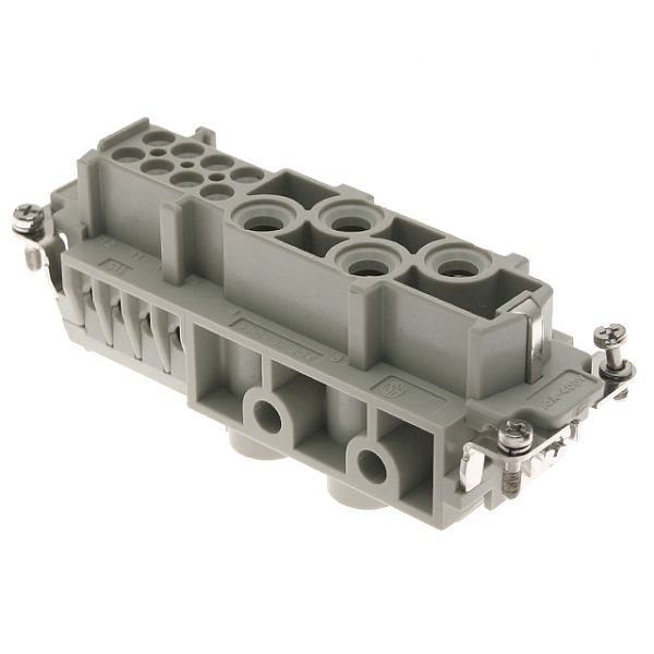 CXF-4/8 - Standard, CX series, Female Rectangular Insert, 12 pin, 80 amp, Screw