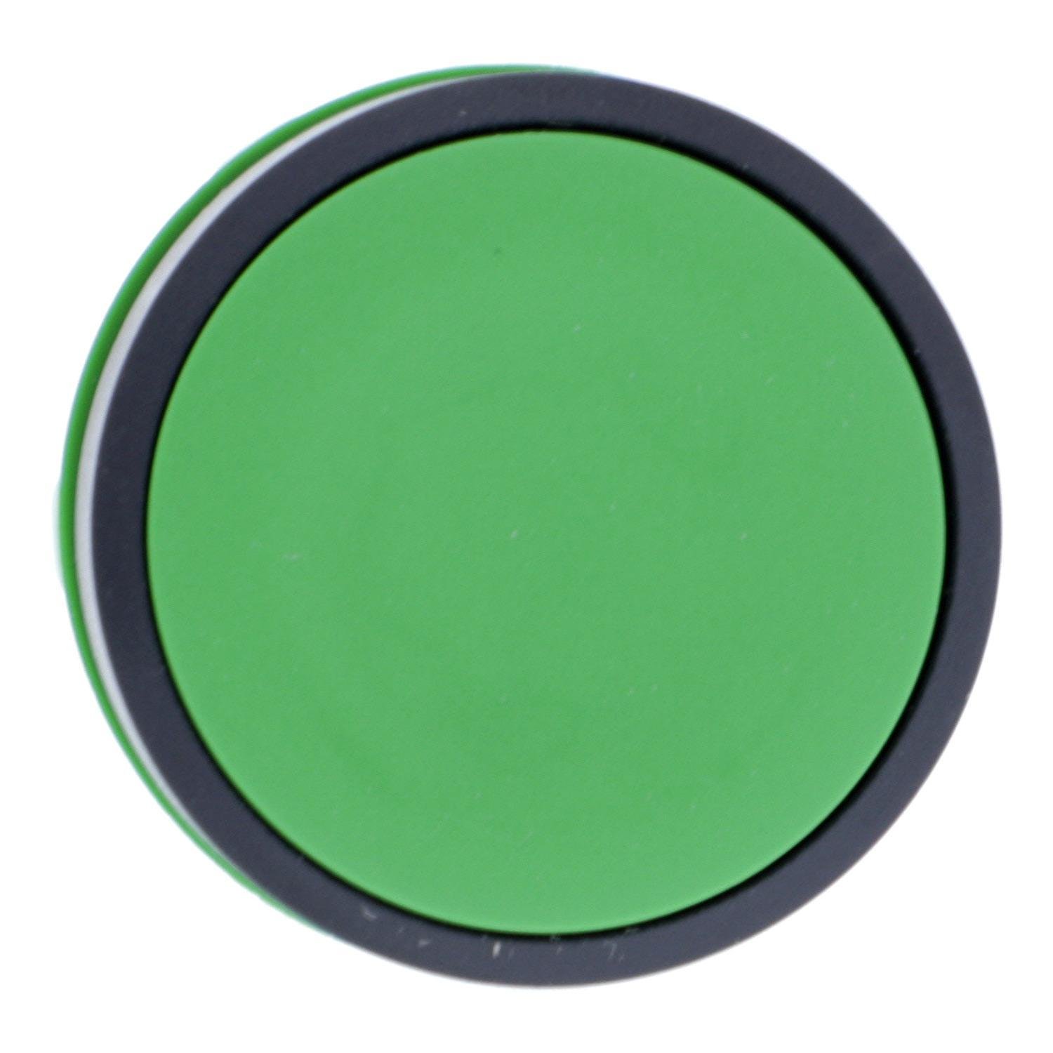 ZB5AA3 - Head for non illuminated push button, Harmony XB5, plastic, flush, green, 22mm, spring return, unmarked