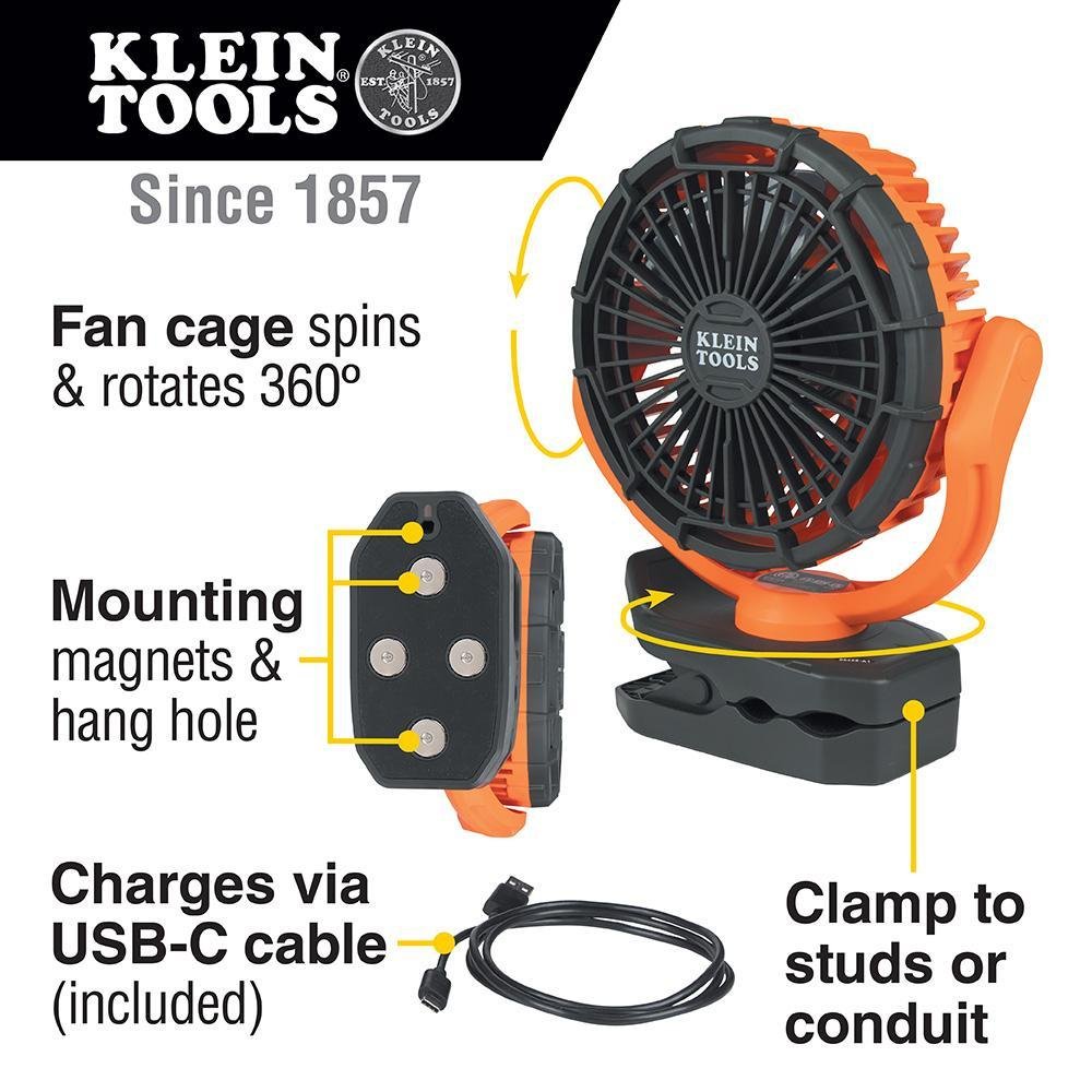 Picture of PJSFM2 - Rechargeable Clamping Fan