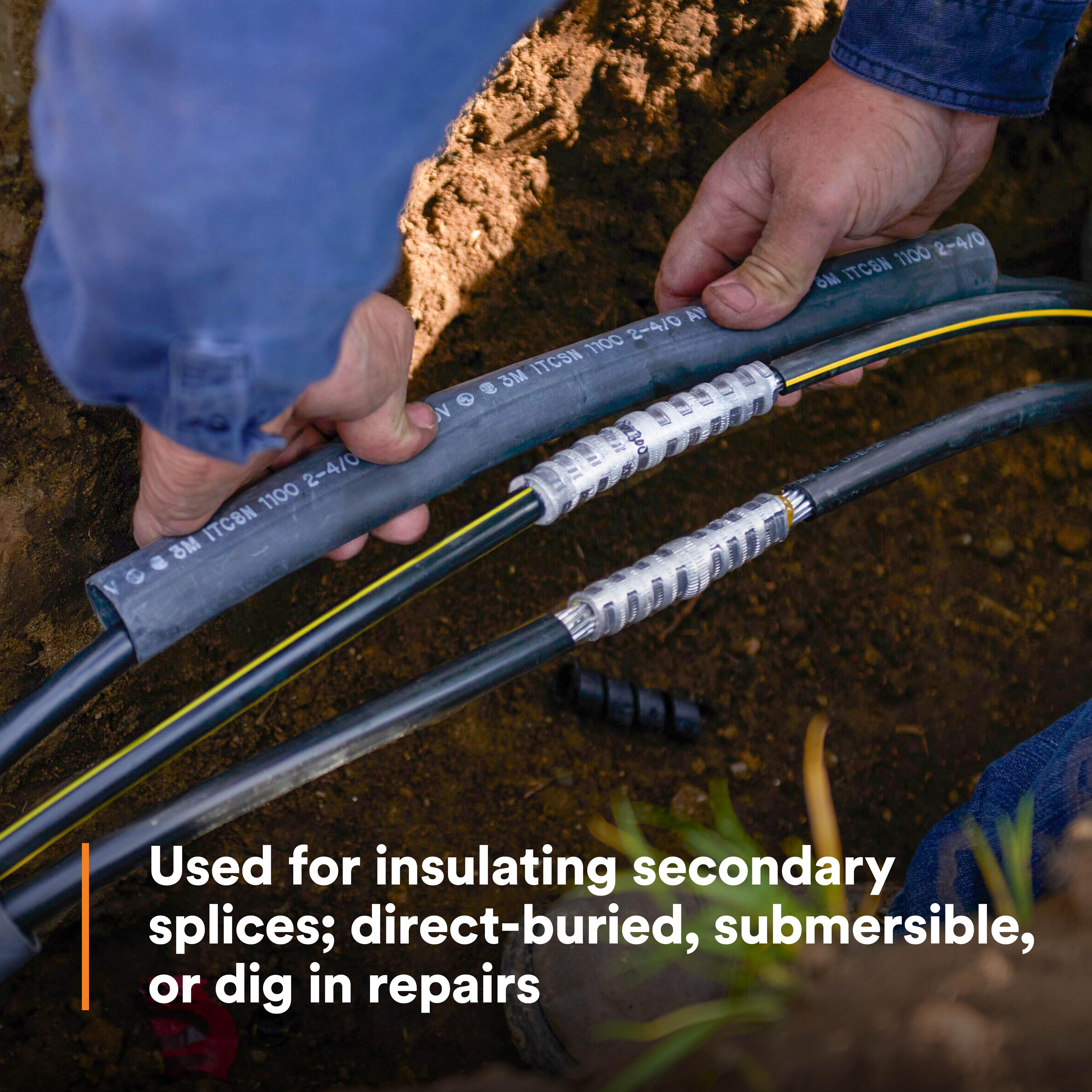 Picture of ITCSN-0800-48IN-BLACK-5-PCS - Heat Shrink Cable Sleeve