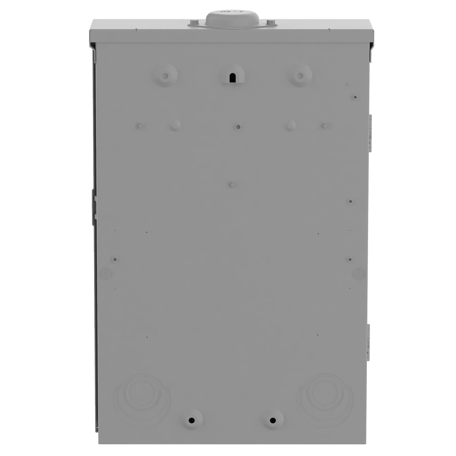 Picture of QO116L125PGRB - Load center, QO, 1 phase, 16 spaces, 24 circuits, 125A convertible main lugs, PoN, NEMA3R, gnd bar