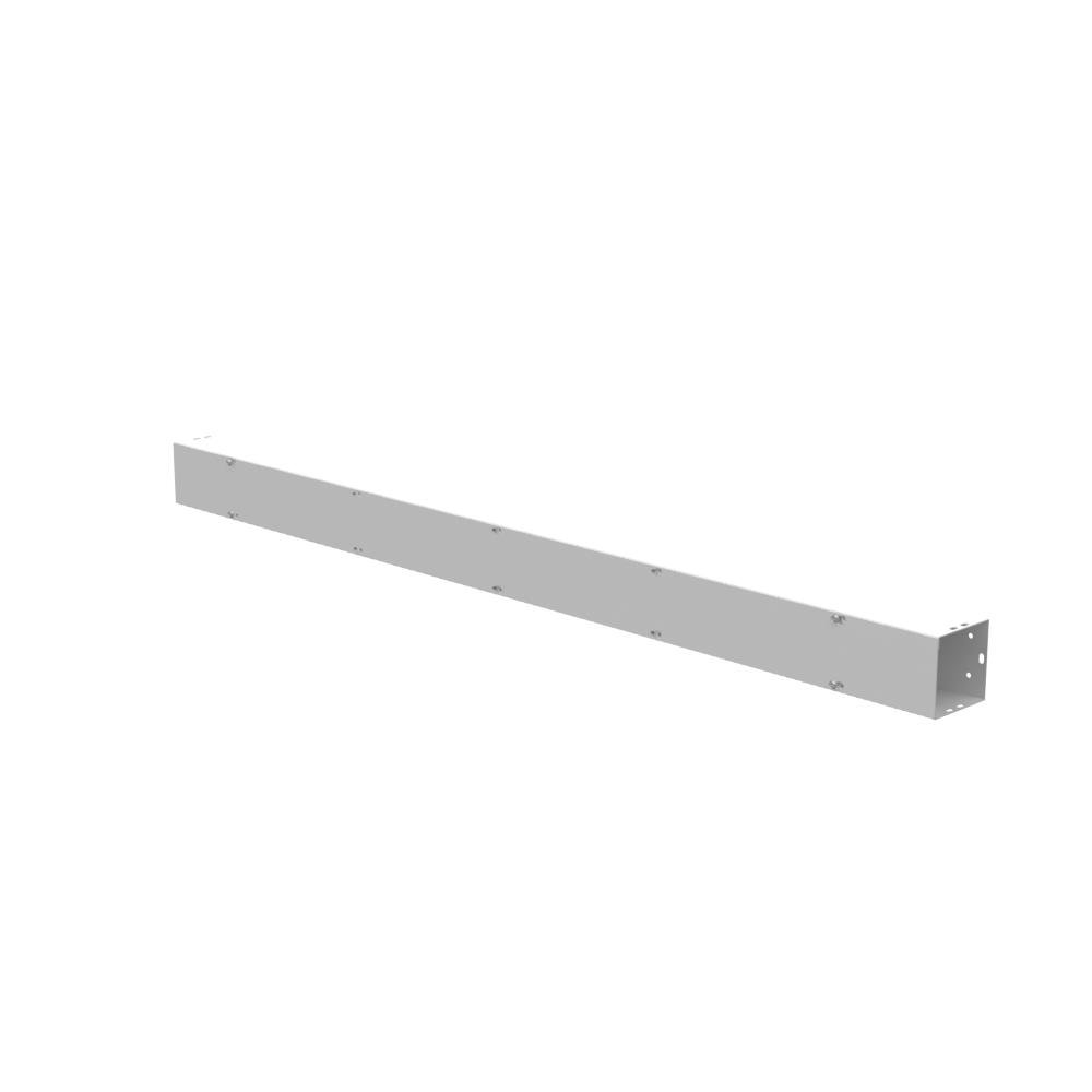 Picture of 44120-GSC1-NK - 4X120x4 Screw Cover Wireway Type 1 UL Listed Steel No Knockouts ANSI 61 Gray