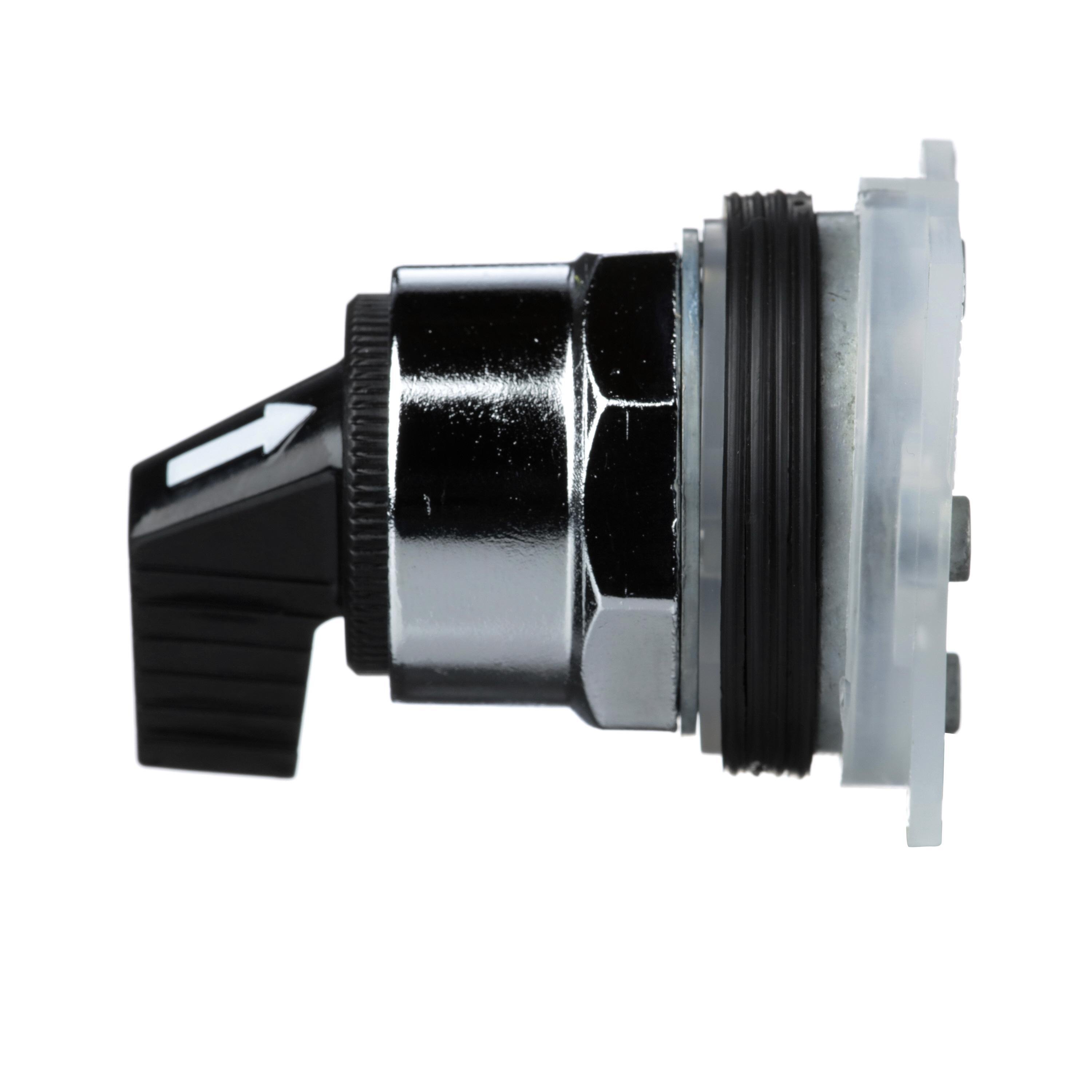 Picture of 9001KS11FB - 30mm Push Button, Type K, selector switch, 2 position, large black knob