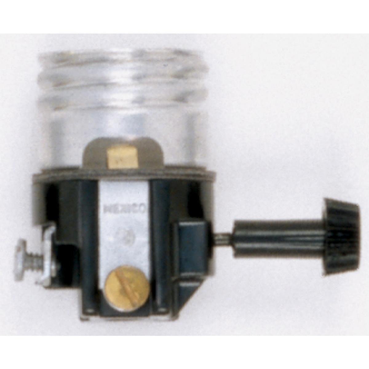 90-1140 - 3-Way Turn Knob Interior Mechanism With Screw Terminals, 250W, 250V