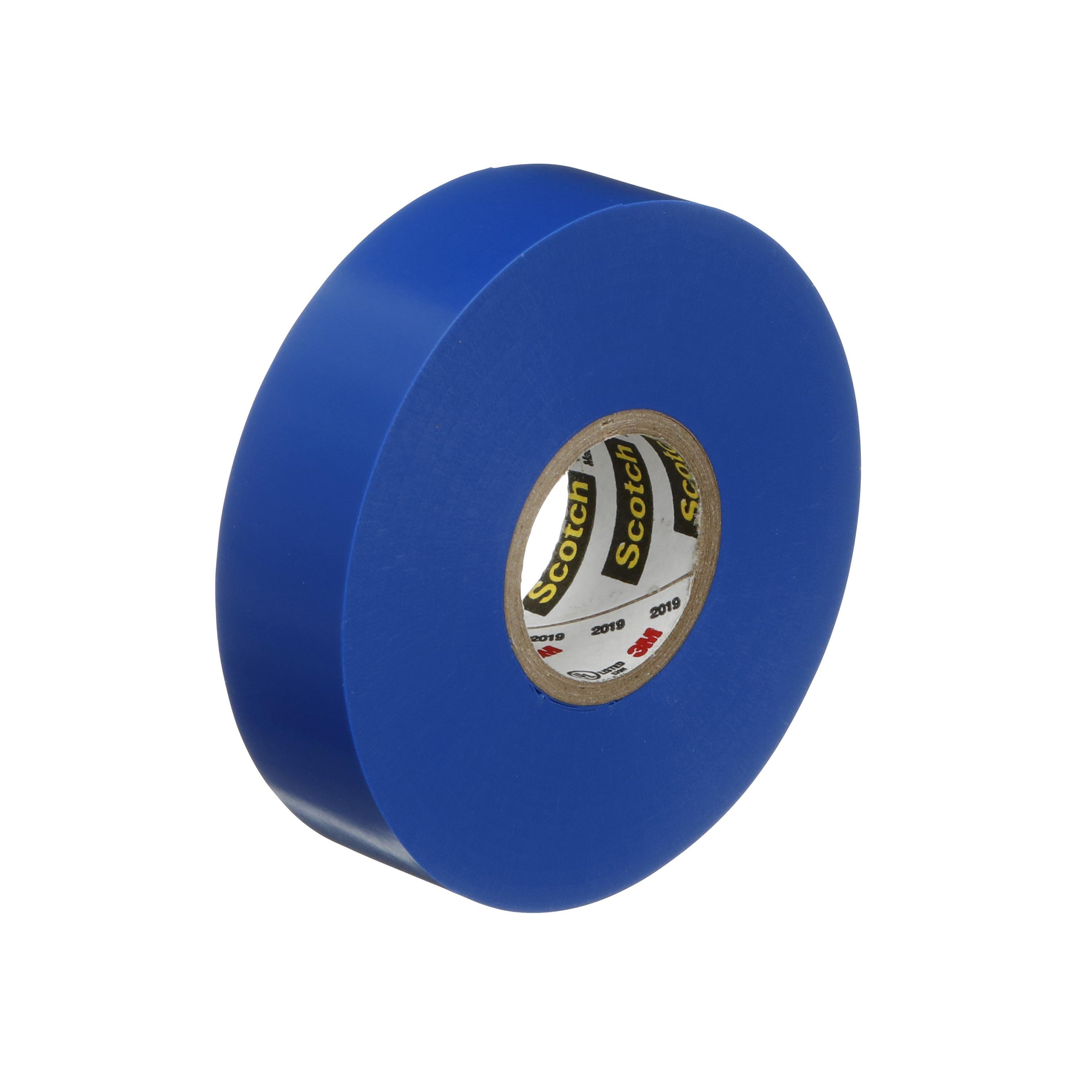 Picture of 35-BLUE-3/4X66FT - Scotch Vinyl Electrical Color Coding Tape 35-Blue-3/4, 3/4 in x 66 ft (19 mm x 20,1 m), 100 per case