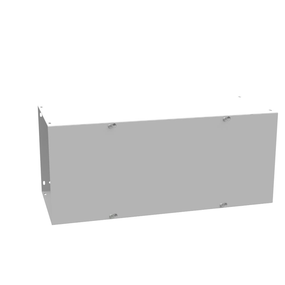 Picture of 101024-GSC1-NK - 10x24X10 Screw Cover Wireway Type 1 UL Listed Steel No Knockouts ANSI 61 Gray