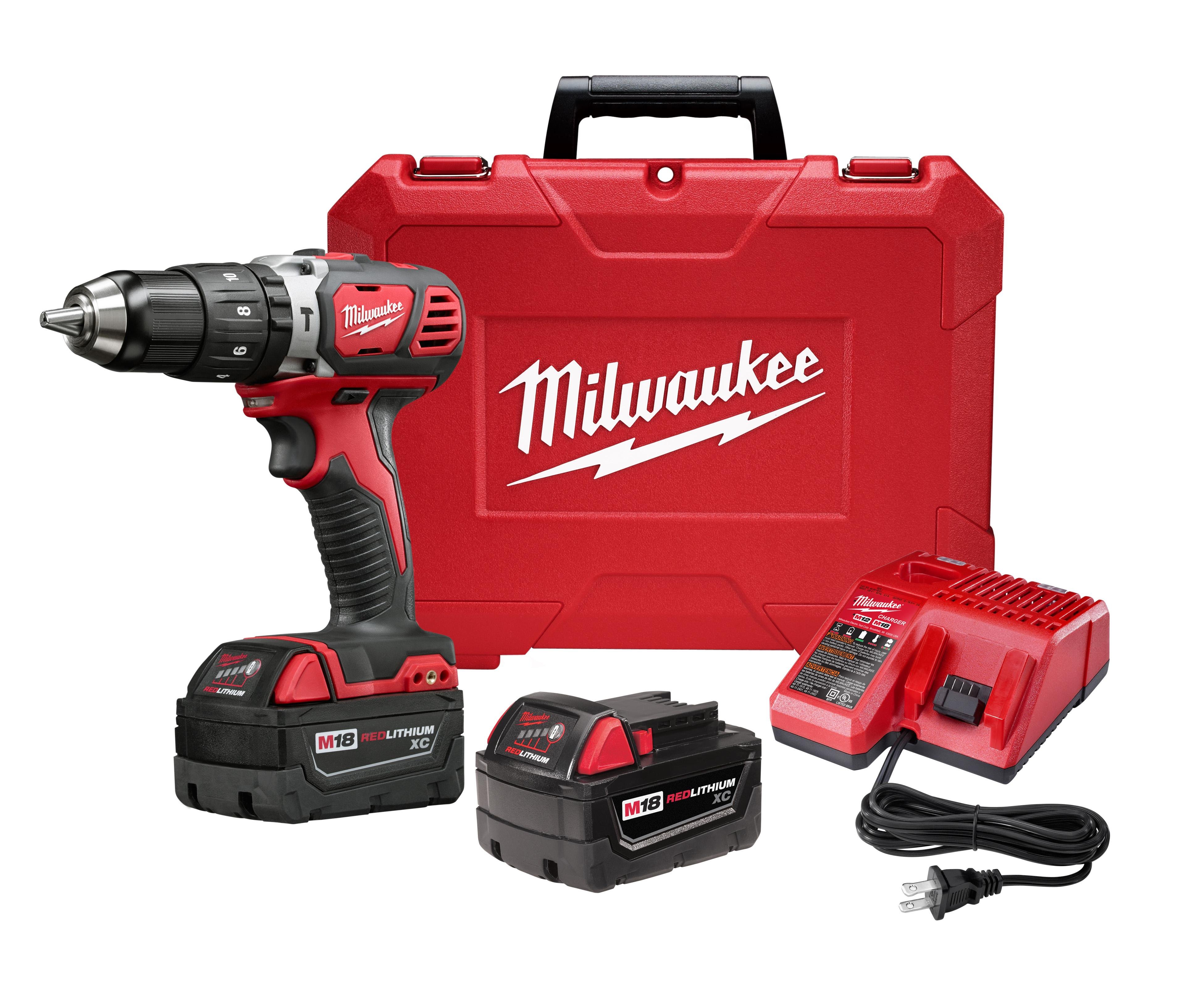 2607-22 - M18™ Compact 1/2 in. Hammer Drill/Driver Kit w/ XC Batteries