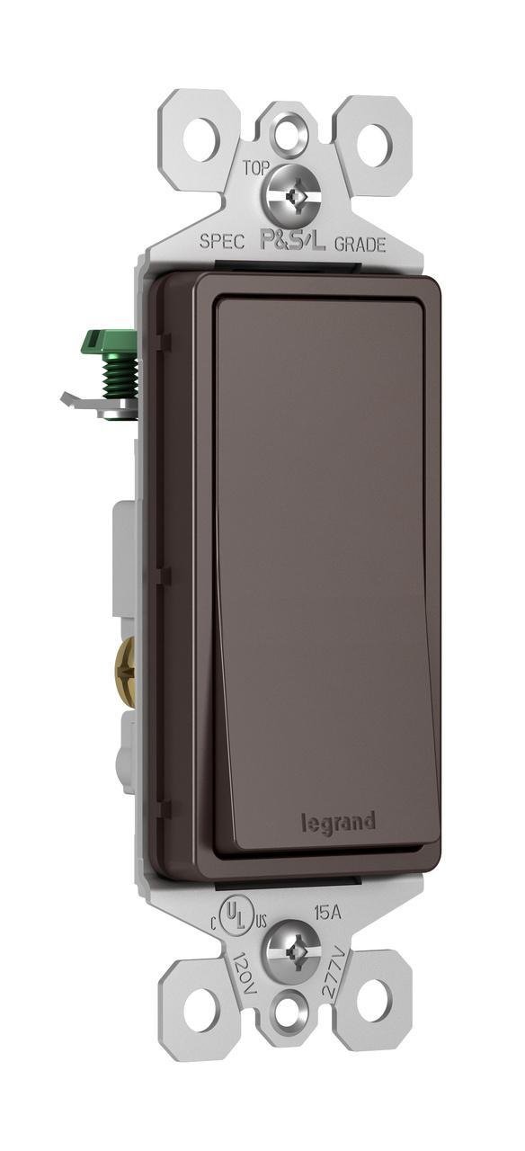 TM873 - radiant® 15A 3-Way Switch, Brown