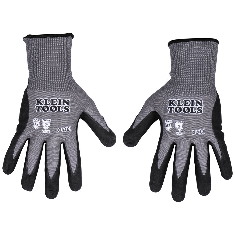 60586 - Knit Dipped Gloves, Cut Level A2, Touchscreen, X-Large, 2-Pair