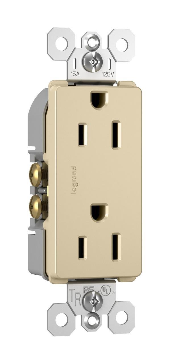 Picture of 885-TRI - radiant® Tamper-Resistant Outlet, Ivory