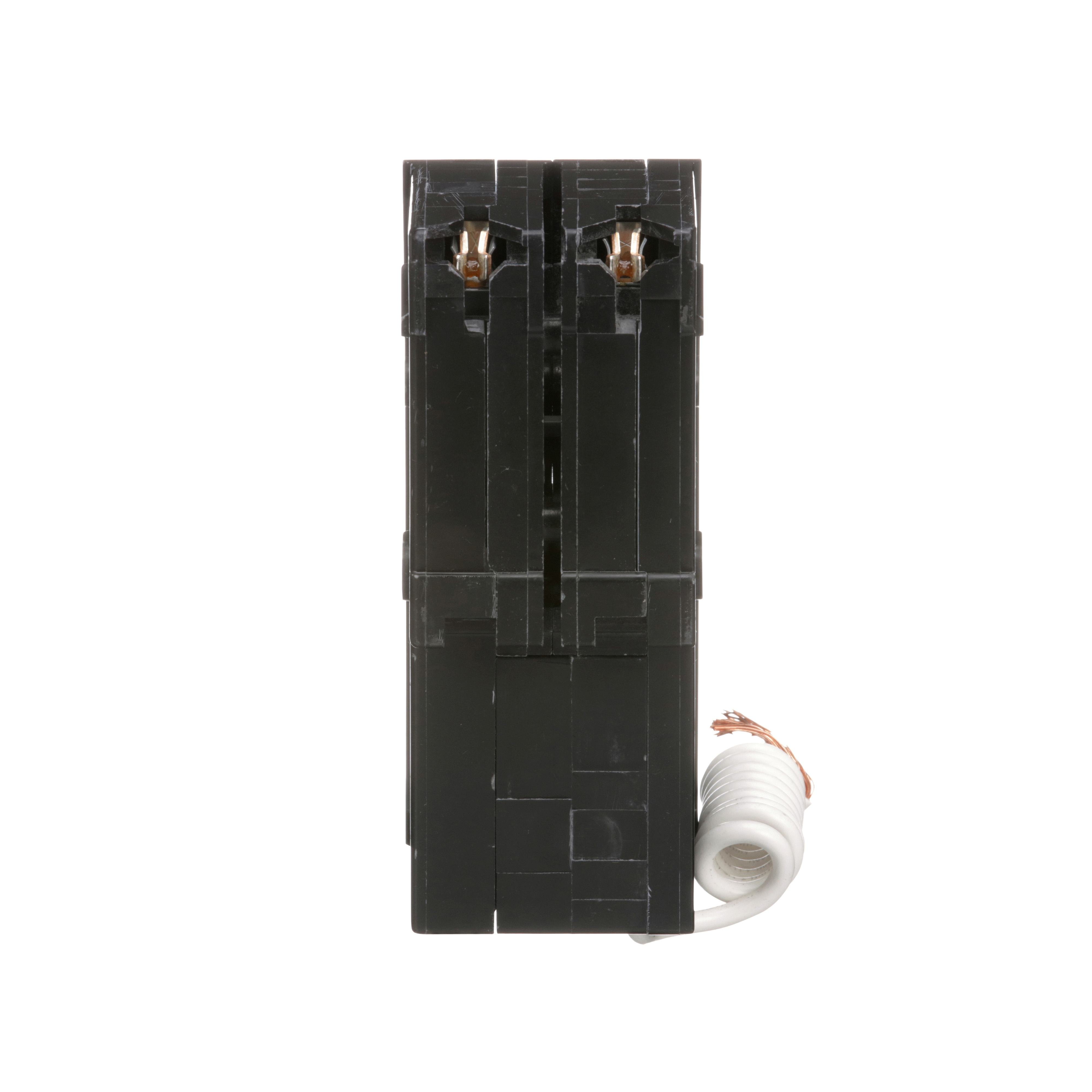 Picture of HOM220CAFI - [TAA] Mini circuit breaker, Homeline, 20A, 2 pole, 120VAC, 10kA AIR, combo arc fault, pigtail neutral, plug in, UL